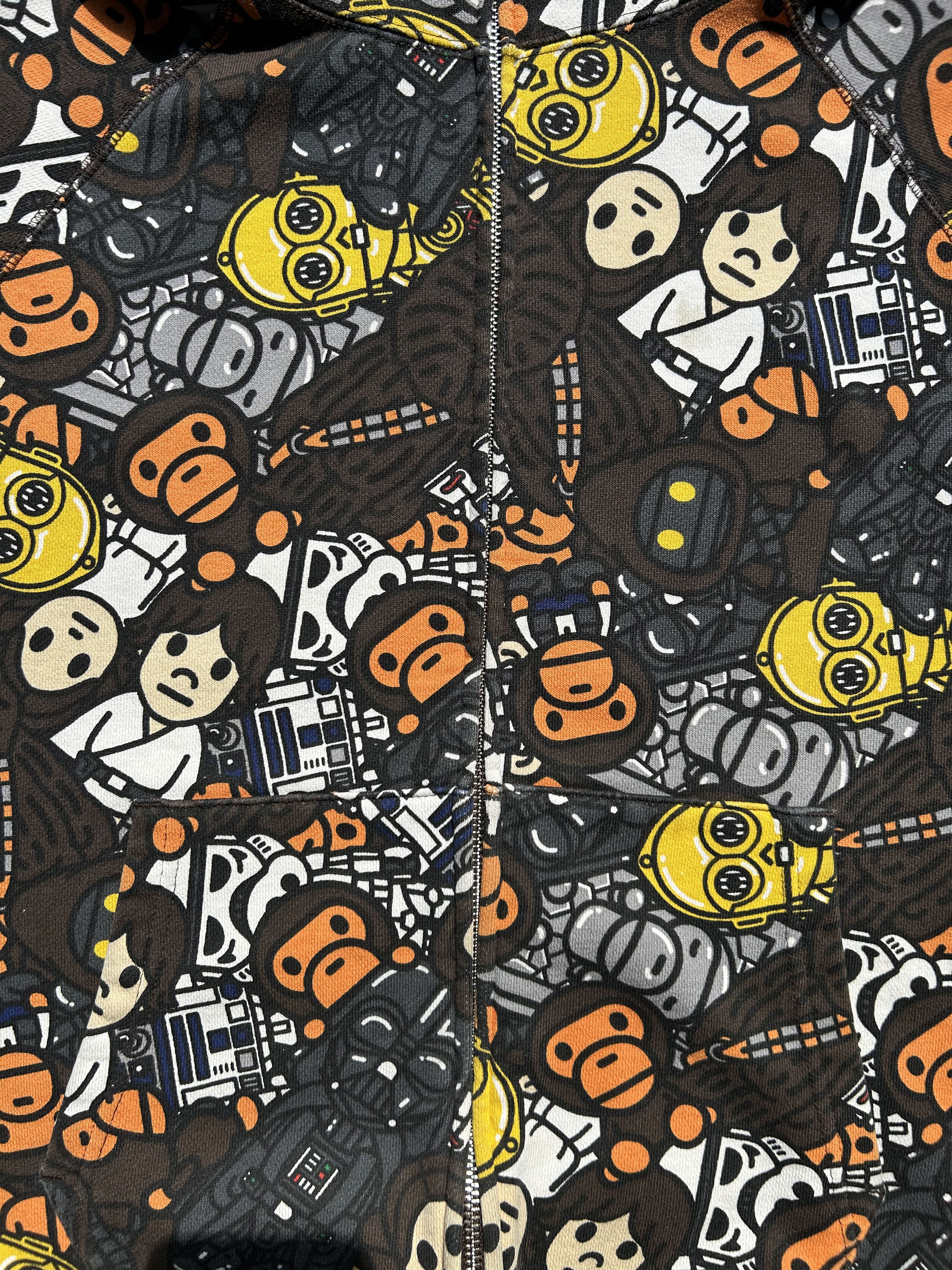 Bape A Bathing Ape x Star Wars Milo full zip hoodie [Size M] Size US M / EU 48-50 / 2 - 2 Thumbnail