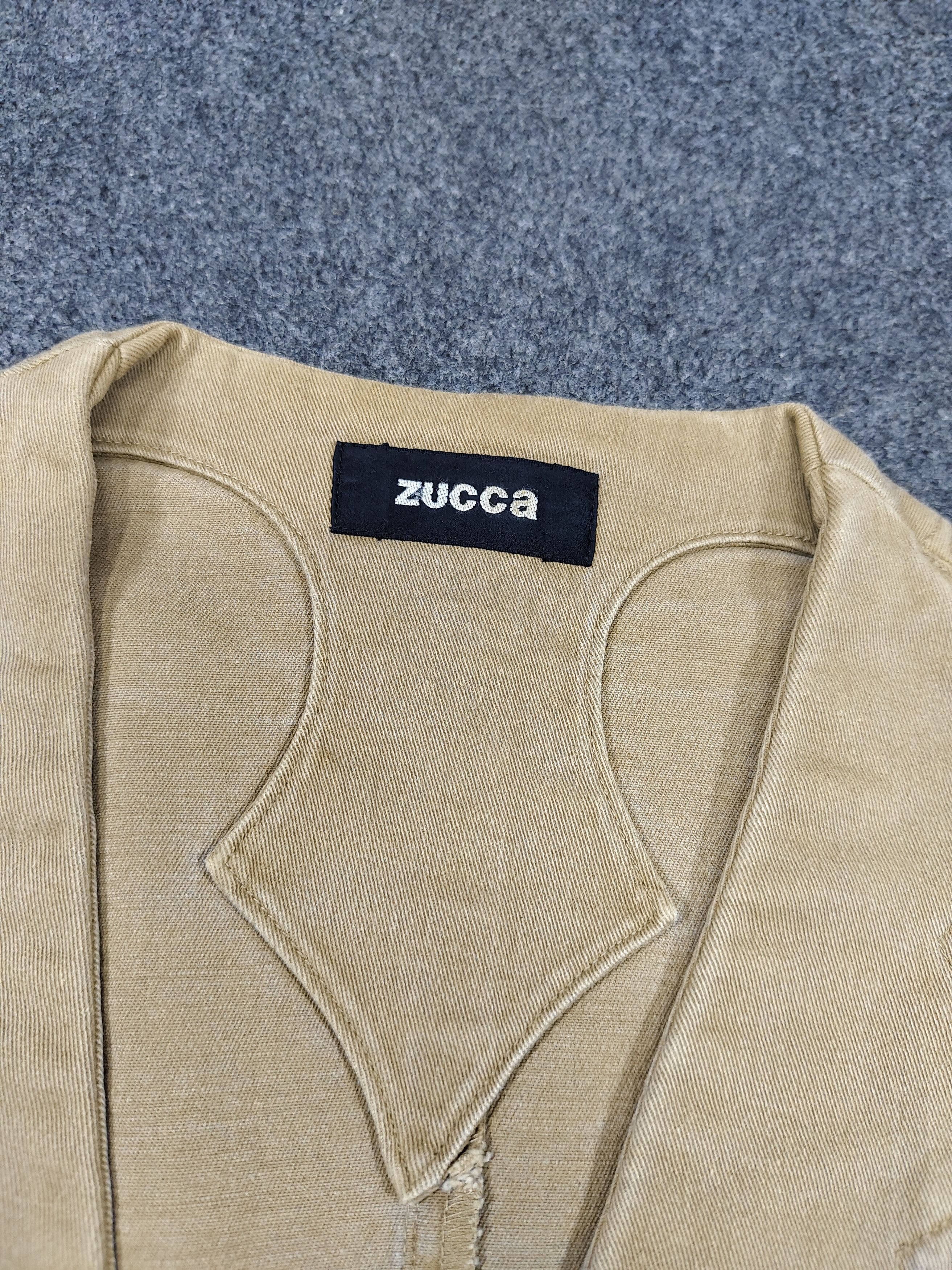 Zucca Zucca- Decontructed Silhouette Flame Stitch Washed Blazer Size M / US 6-8 / IT 42-44 - 5 Thumbnail