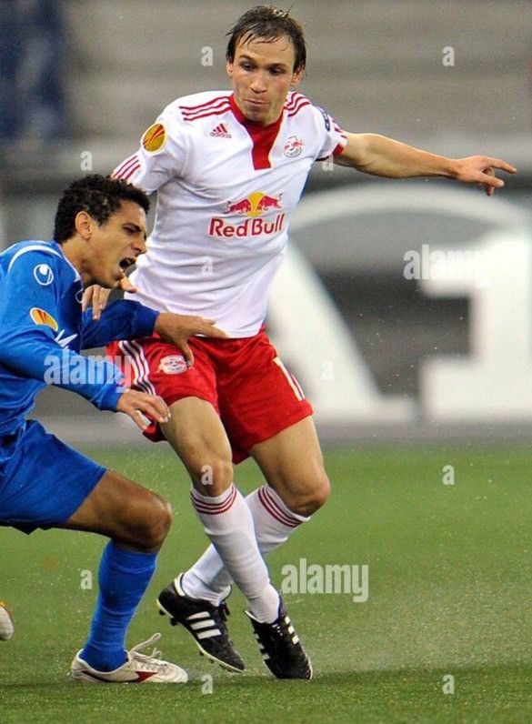 Adidas Salzburg 2009 RedBull Ulmar #17 home jersey Adidas soccer Size US M / EU 48-50 / 2 - 2 Thumbnail
