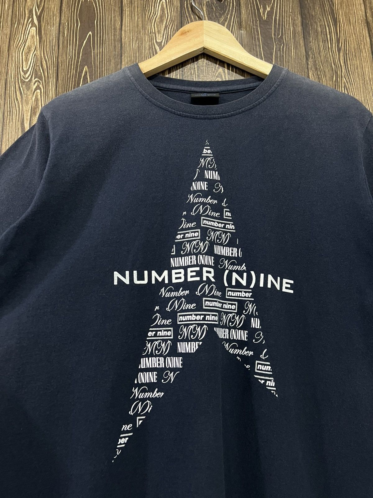Japanese Brand × Number (N)ine × Vintage Number (N)ine x Marlboro Guitar Graphic Faded Tshirt Size US M / EU 48-50 / 2 - 2 Thumbnail