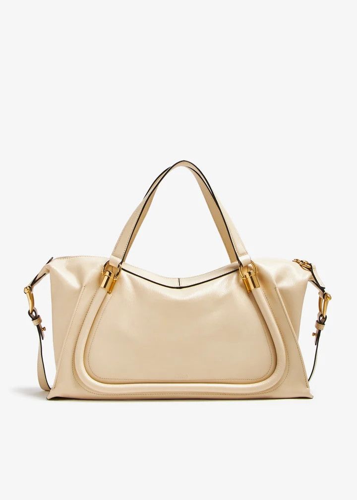 Chloe o1loc1c11025 Size: OS / Paraty Double Carry Bag Beige Size ONE SIZE - 1 Thumbnail