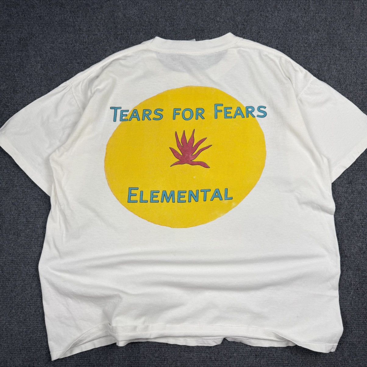 Band Tees Vintage 1993 Tears for Fears "Elemental" Tour T-Shirt Size US XL / EU 56 / 4 - 4 Thumbnail