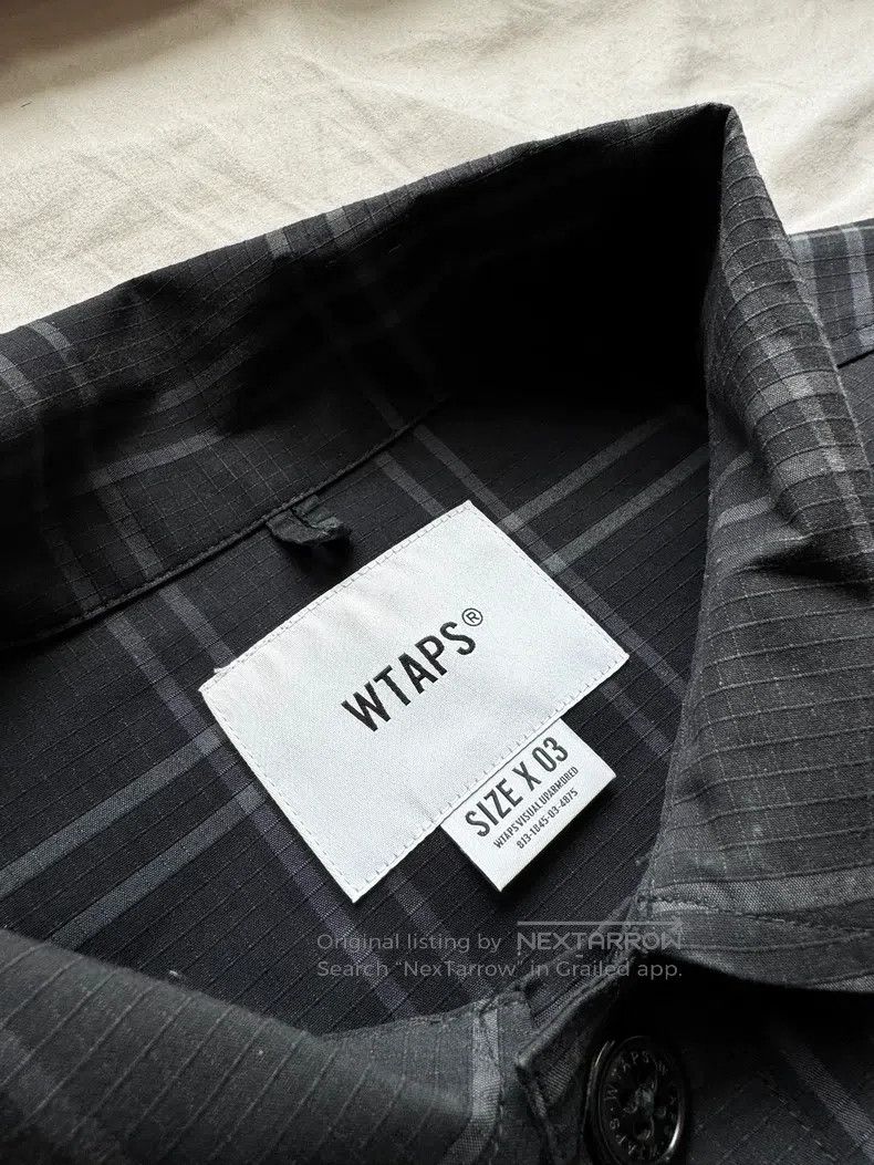 Wtaps Wtaps Black plaid shirt Size US L / EU 52-54 / 3 - 5 Thumbnail