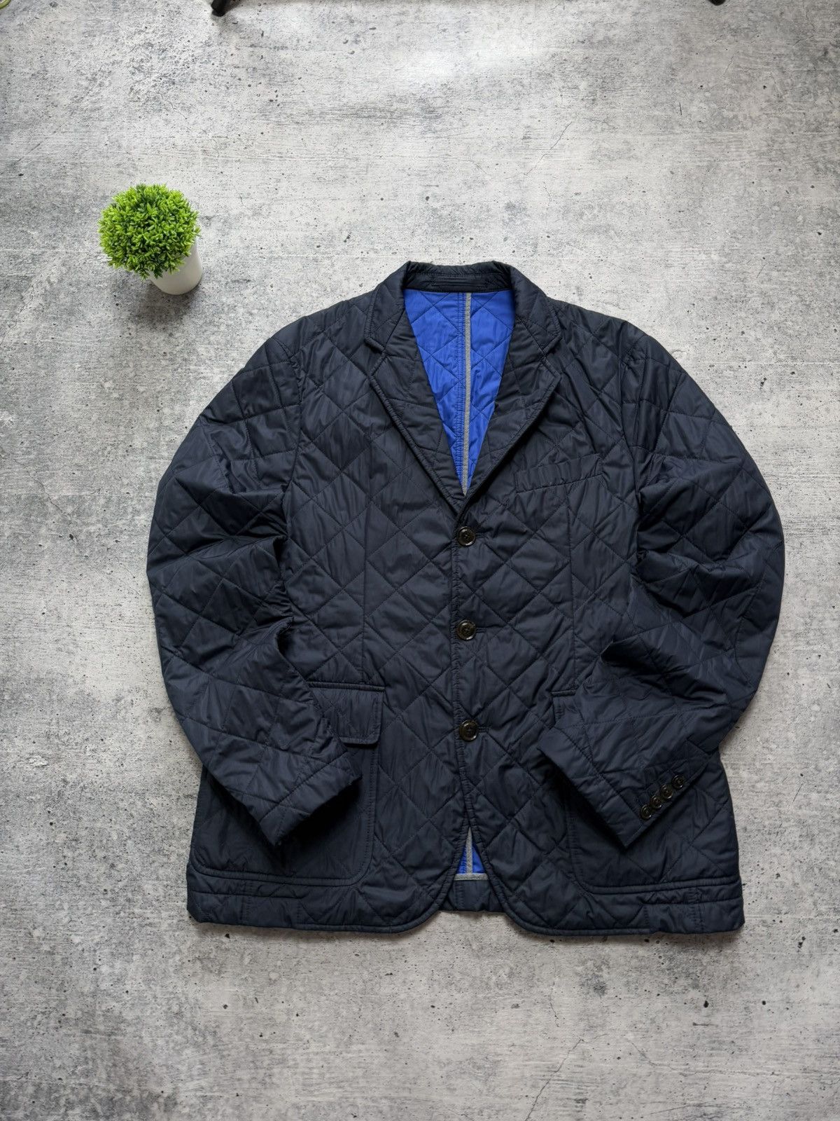 Hackett Hackett Quilted Thermal Puffer Classic Blazer Jacket Size US L / EU 52-54 / 3 - 3 Thumbnail