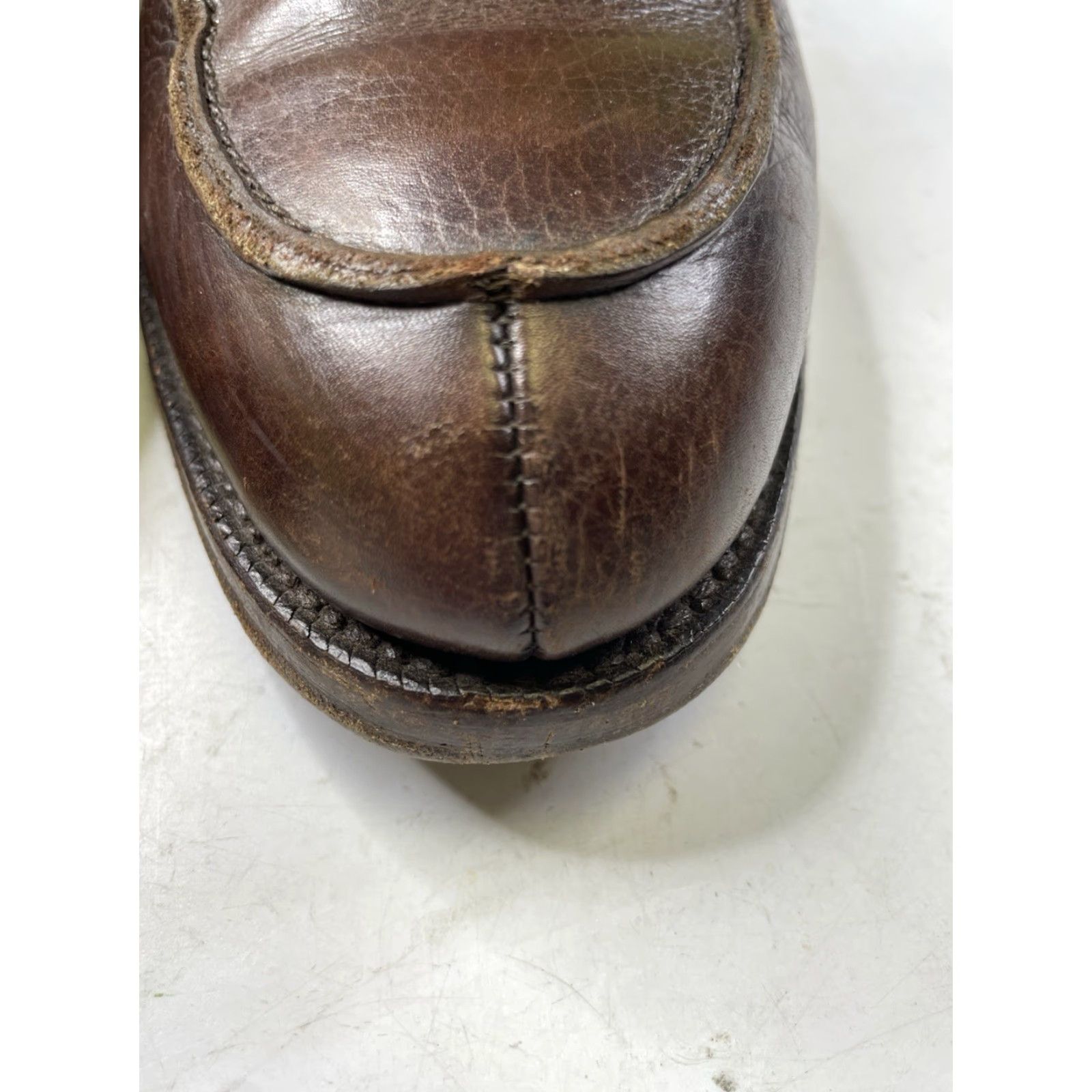 Brooks Brothers Brooks Brothers Peal & Co ENGLAND Brown Leather Split Toe Blucher Dress 12 D Oxford Shoes Men Leather Brown 12 D ENGLAND Brooks Brothers Shoes Size US 12 / EU 45 - 5 Thumbnail