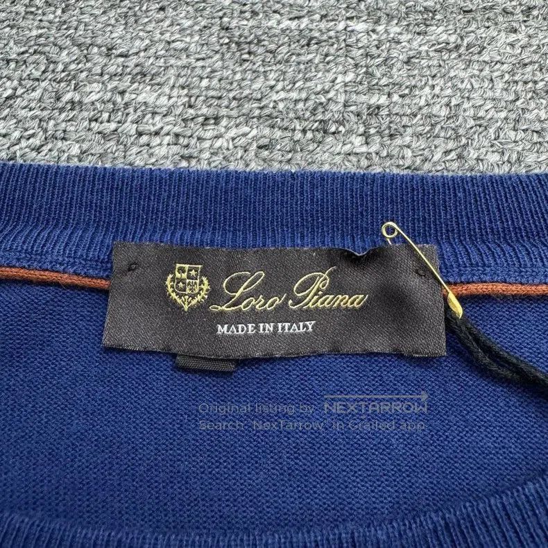 Loro Piana Loro Piana Short Sleeve Knit Top. Size US XL / EU 56 / 4 - 2 Thumbnail