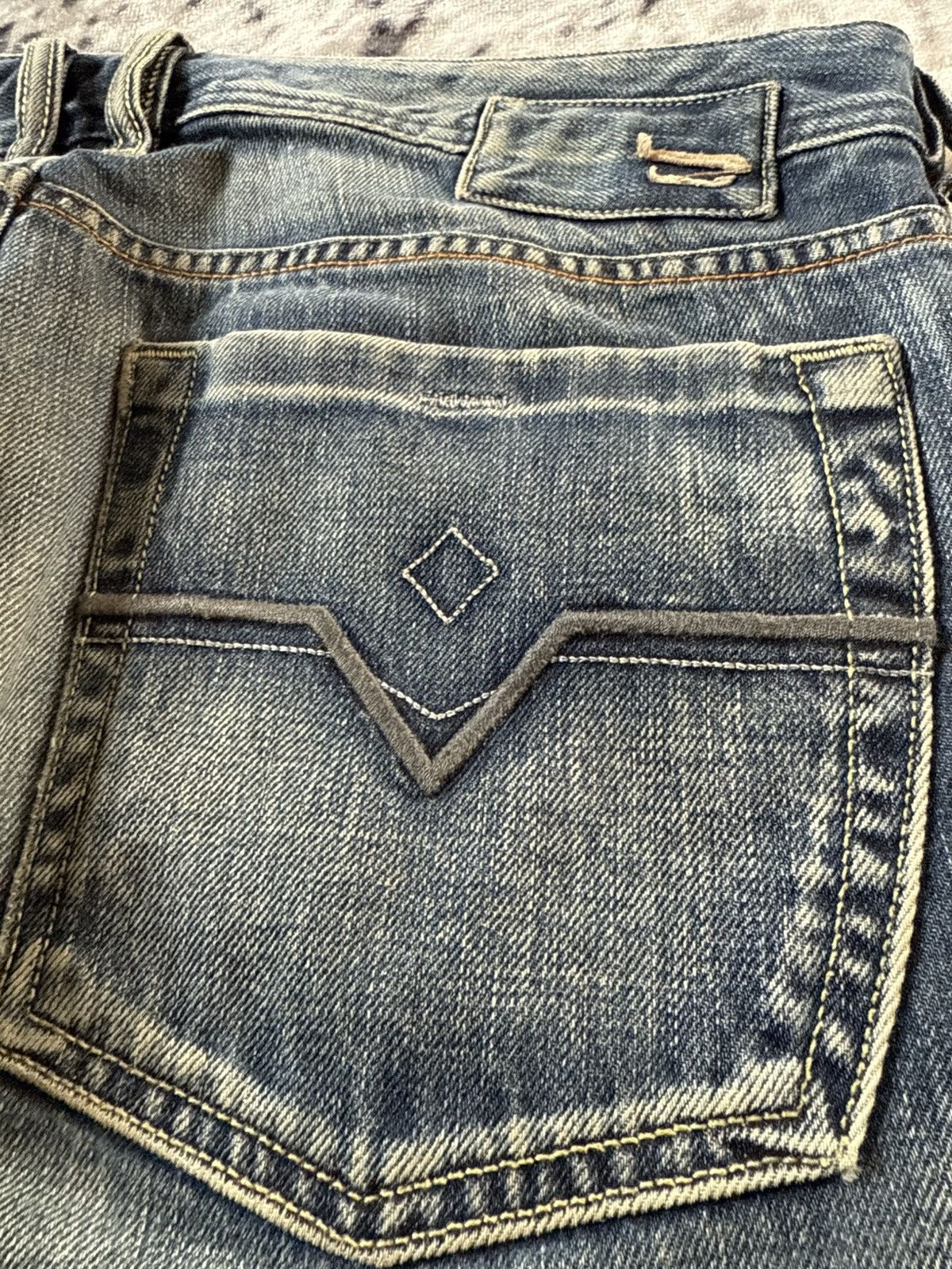 Diesel Diesel Fade Wash Zatiny Flared Jeans Italy Made Size US 34 / EU 50 - 20 Thumbnail