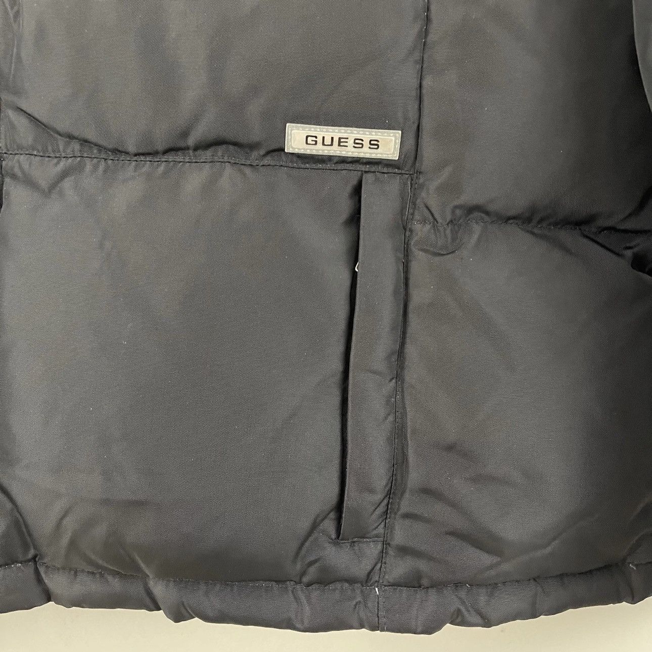 Guess GUESS Vintage Y2K Black Down Puffer Winter Jacket Size XL / US 12-14 / IT 48-50 - 6 Thumbnail