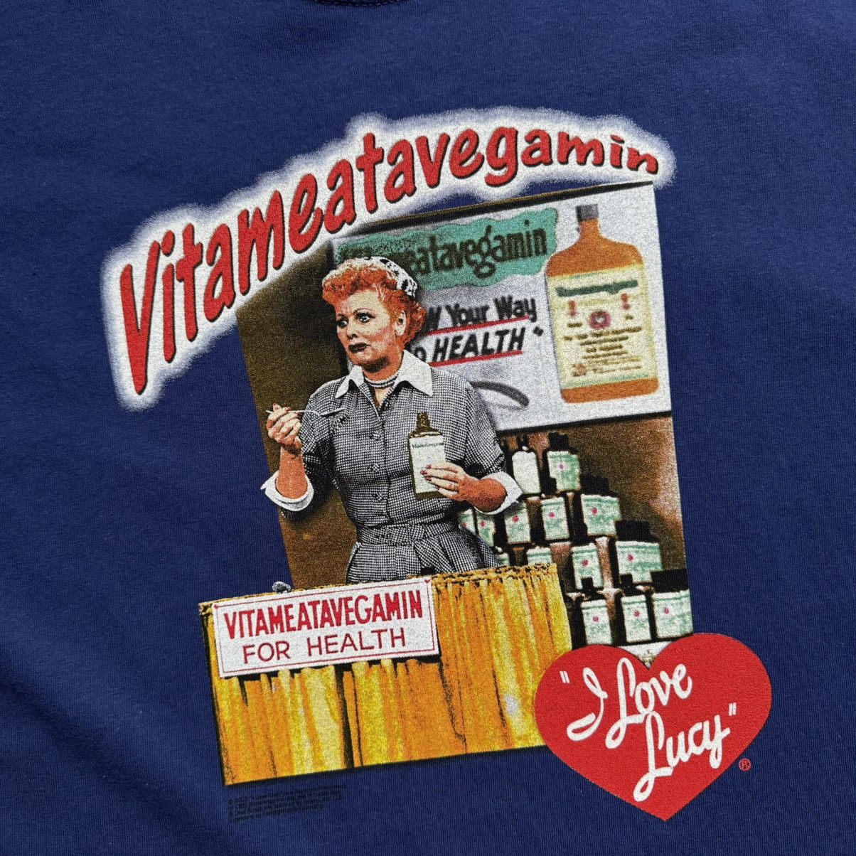 Gildan Vintage Y2K I Love Lucy Vitameatavegamin T-Shirt Size US L / EU 52-54 / 3 - 5 Thumbnail