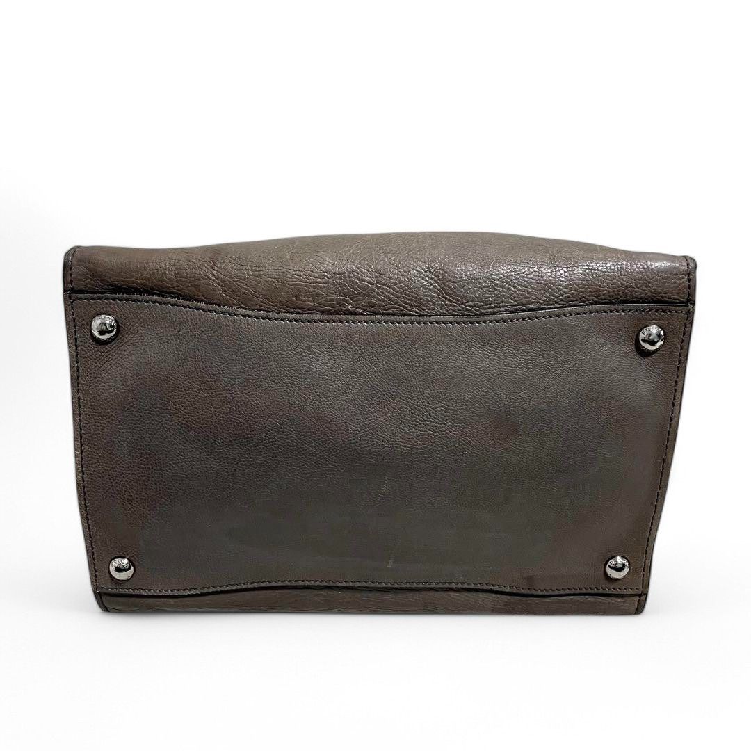 Prada Prada - Shoulder Bag Handbag Gray Triangle Logo Nappa Size ONE SIZE - 3 Thumbnail