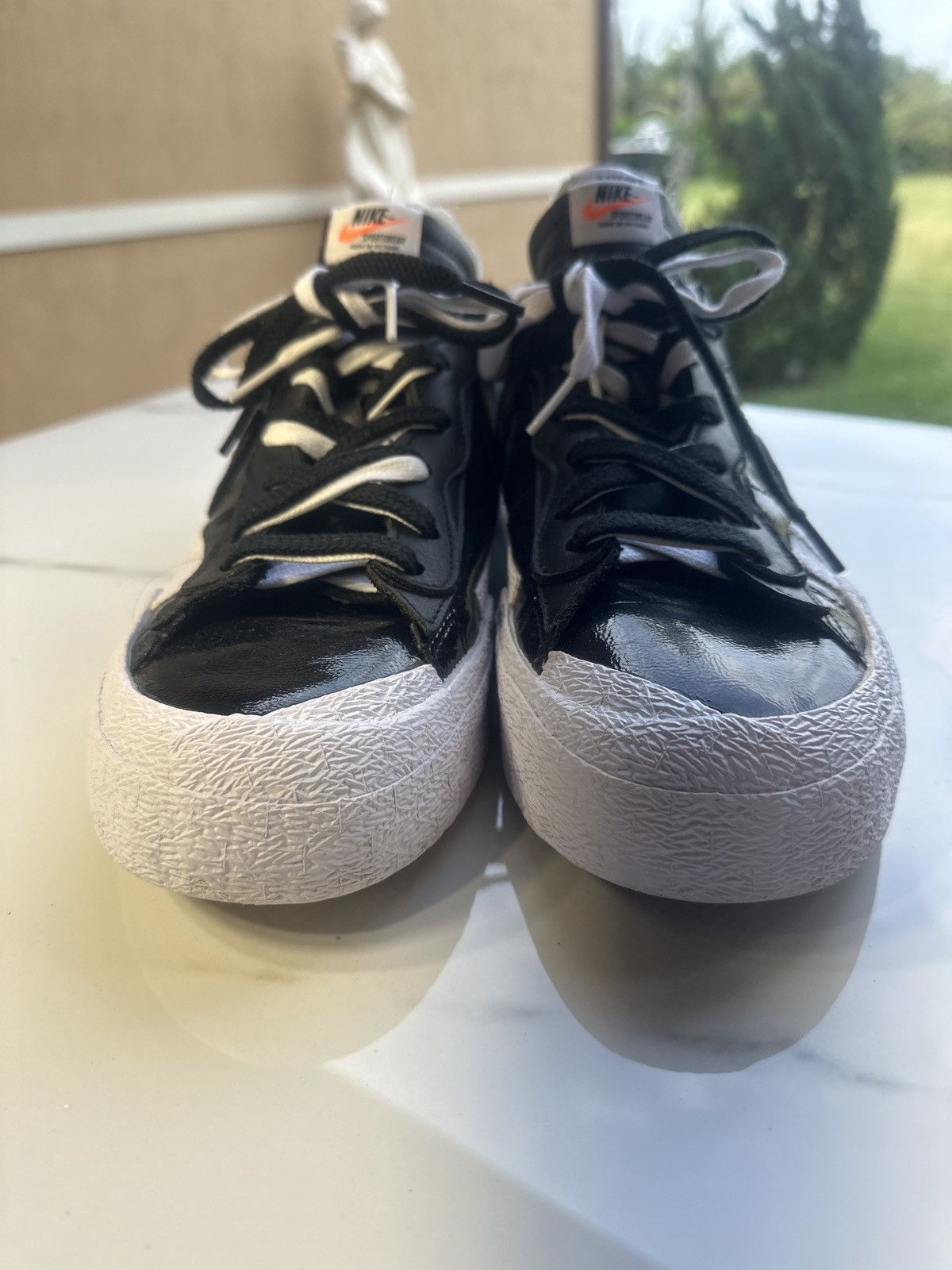 Nike Sacai x Nike Blazer Low Sneakers Size US 12.5 / EU 45-46 - 3 Thumbnail