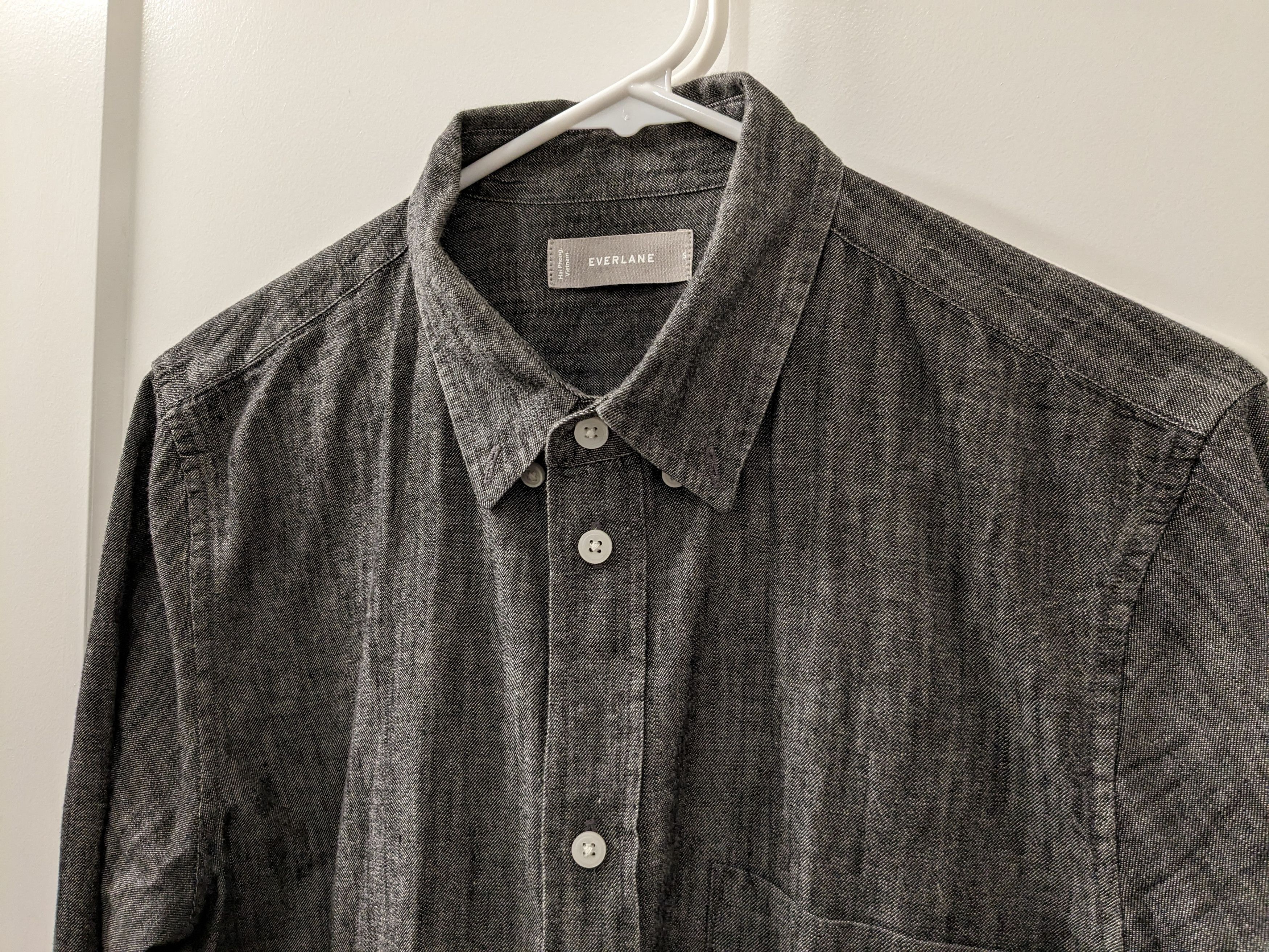Everlane Charcoal Shirt Size US S / EU 44-46 / 1 - 1 Thumbnail