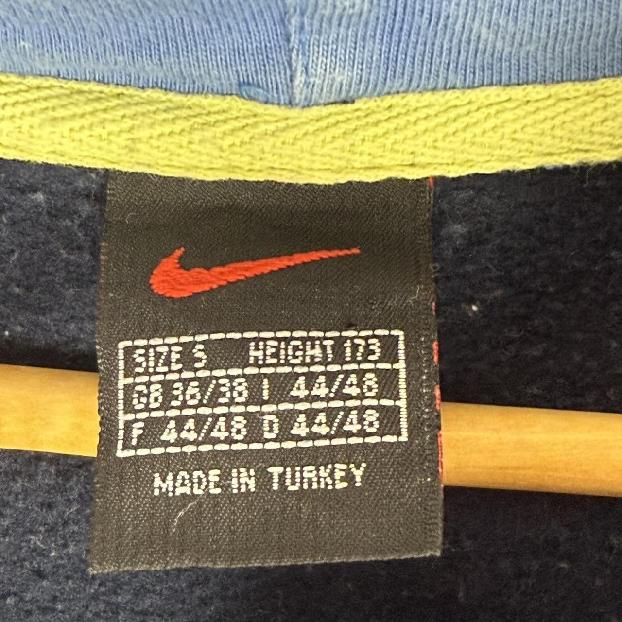 Nike Nike Vintage 90s Spellout Hoodie Navy Retro Size US S / EU 44-46 / 1 - 6 Thumbnail