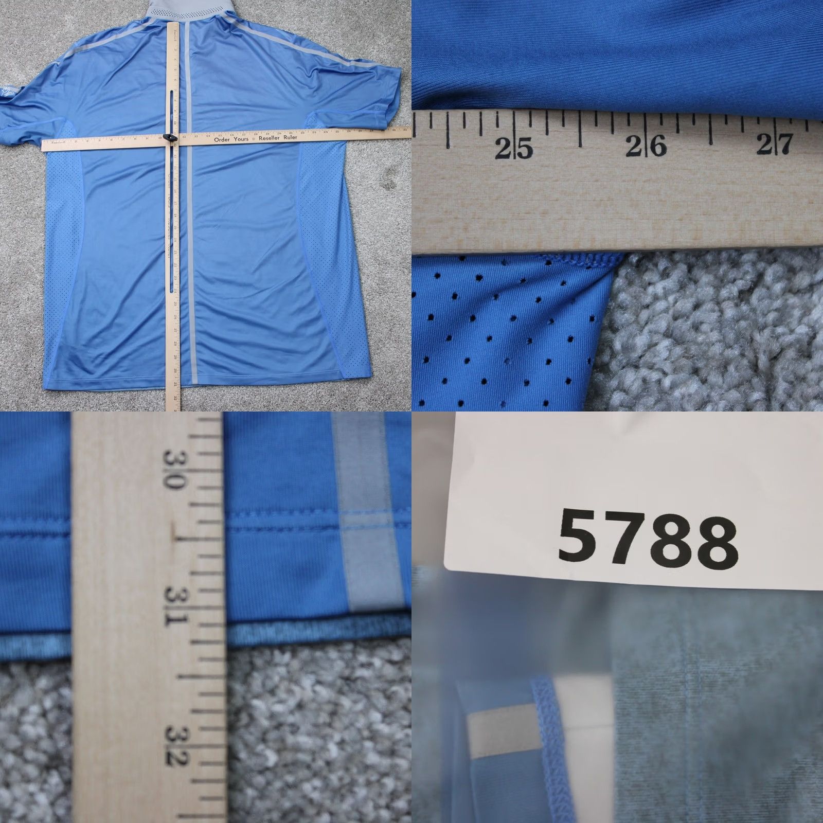 Nike Nike Tiger Woods Polo Shirt Mens XL Blue Dri-Fit Stretch Golf Short Sleeve Size US XL / EU 56 / 4 - 9 Thumbnail