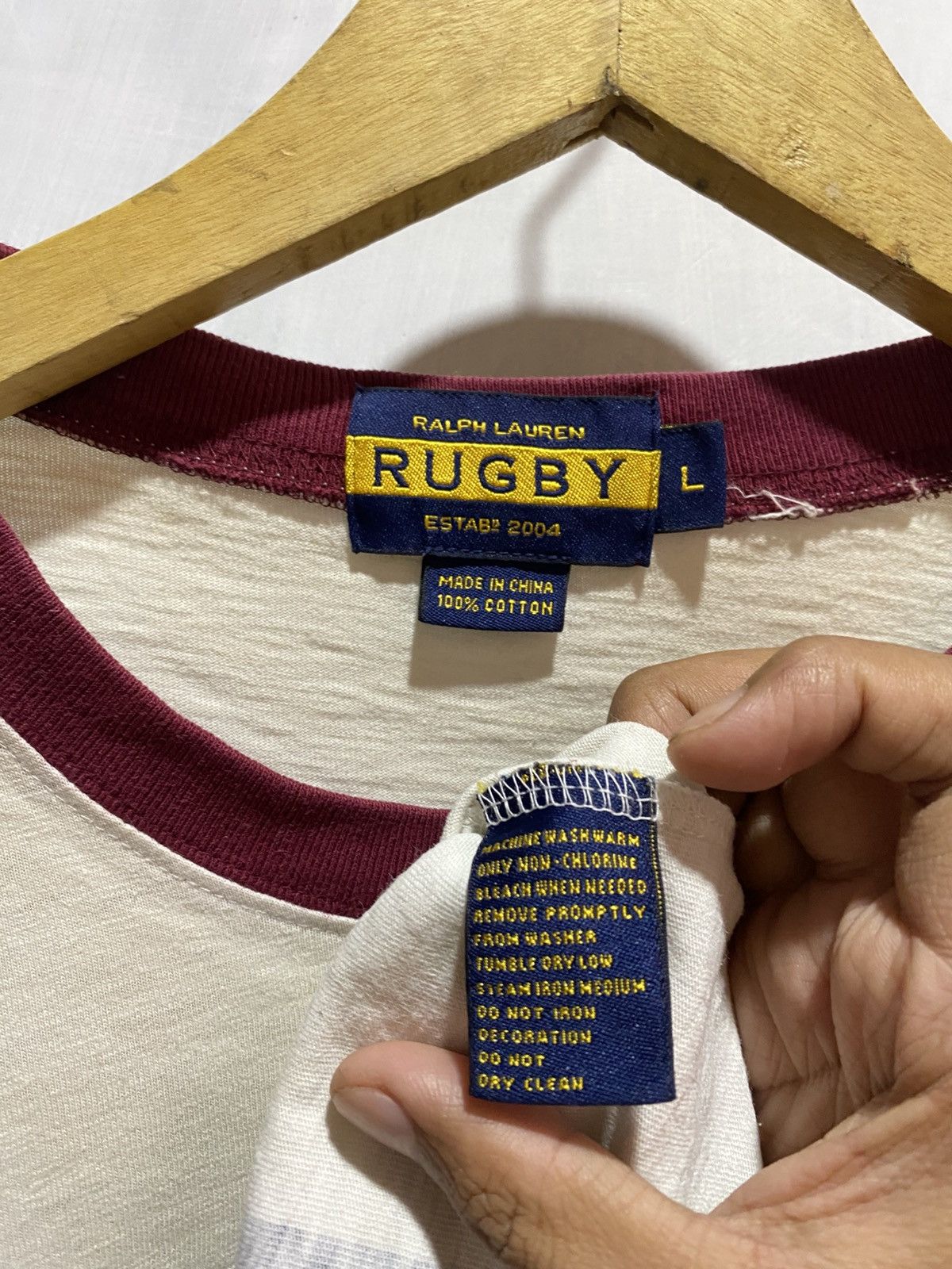 Ralph Lauren Ralph lauren rugby RRL logo tshirt Size US L / EU 52-54 / 3 - 5 Thumbnail