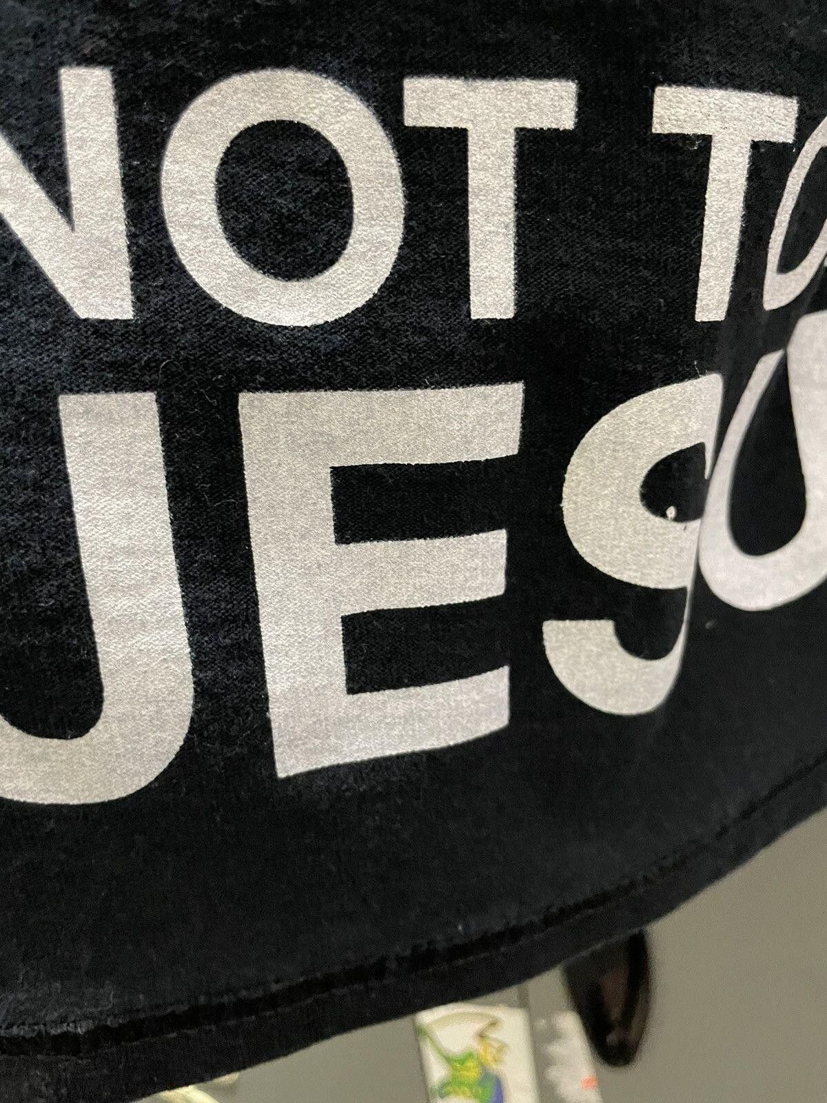 Vintage Not Today Jesus inside out Christian joke tee statement Size US XXL / EU 58 / 5 - 4 Thumbnail