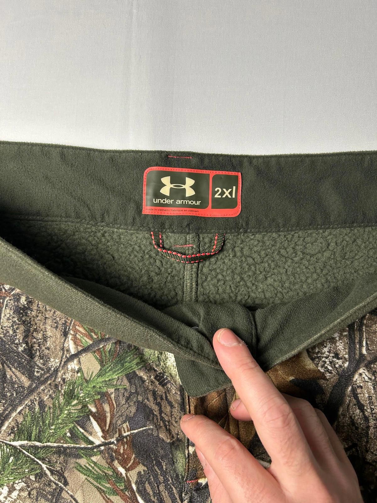 Under Armour Rare Under Armour Fleece Lined Real Tree Camo Cargo Trousers Size US 39 - 5 Thumbnail