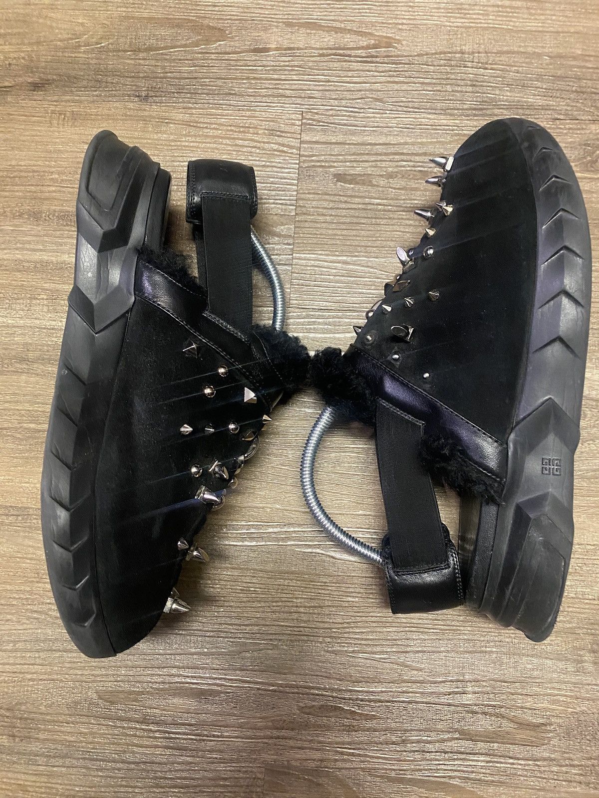 Givenchy Givenchy Black Spiked Marshmallow Sandals Size US 10 / EU 43 - 5 Thumbnail