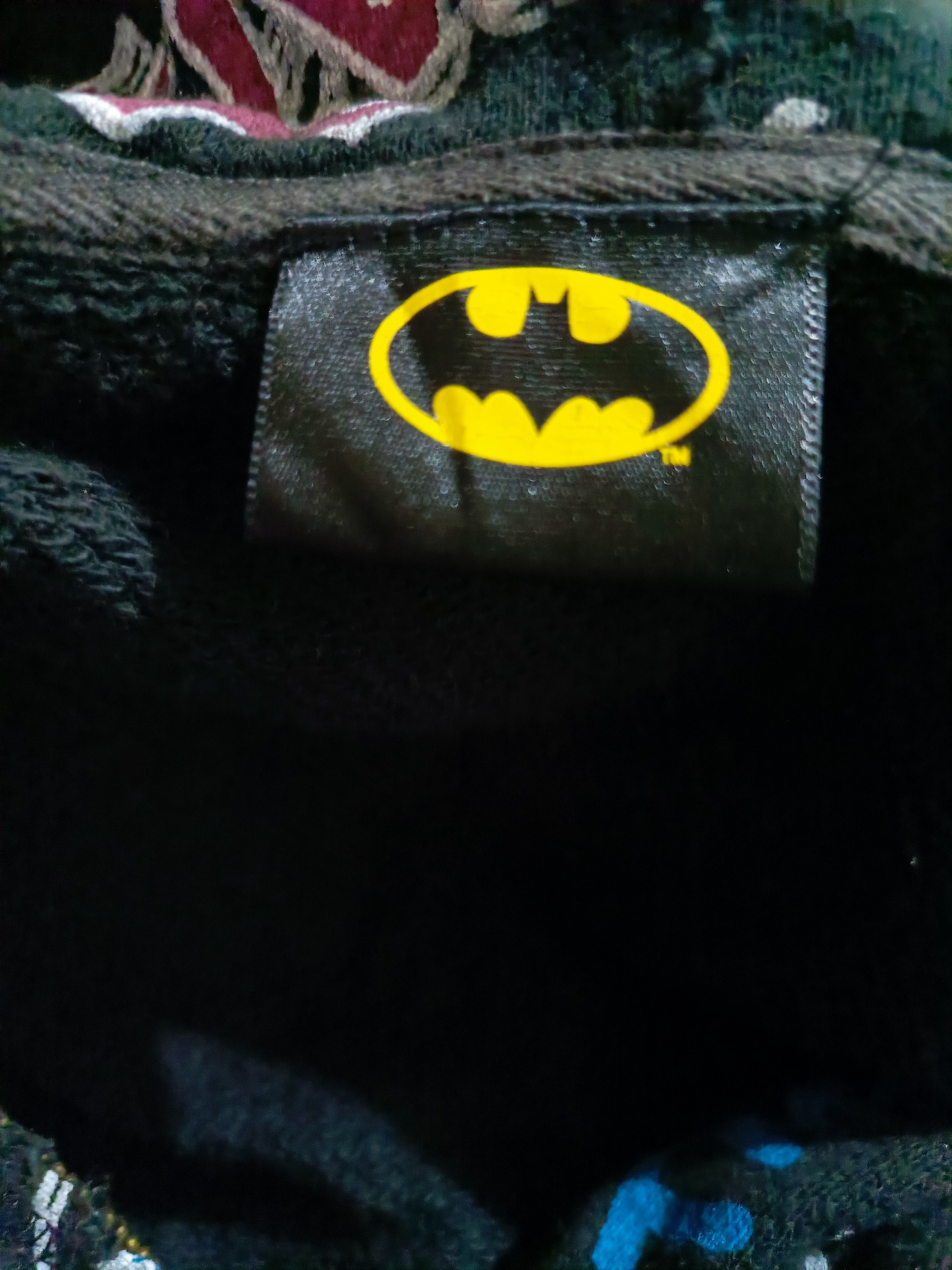 Marvel Comics BATMAN Custom TM & DC Comics (s11) Double Zip Fur Hoodie Size US L / EU 52-54 / 3 - 8 Thumbnail