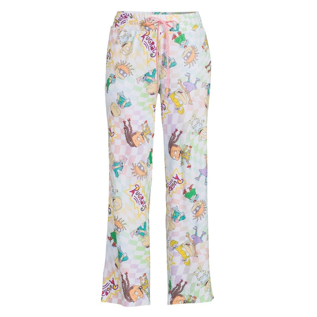 Nickelodeon 2X Rugrats Women’s Sleep Pajama Pants with Pockets White Size 40" / US 18 - 4 Thumbnail