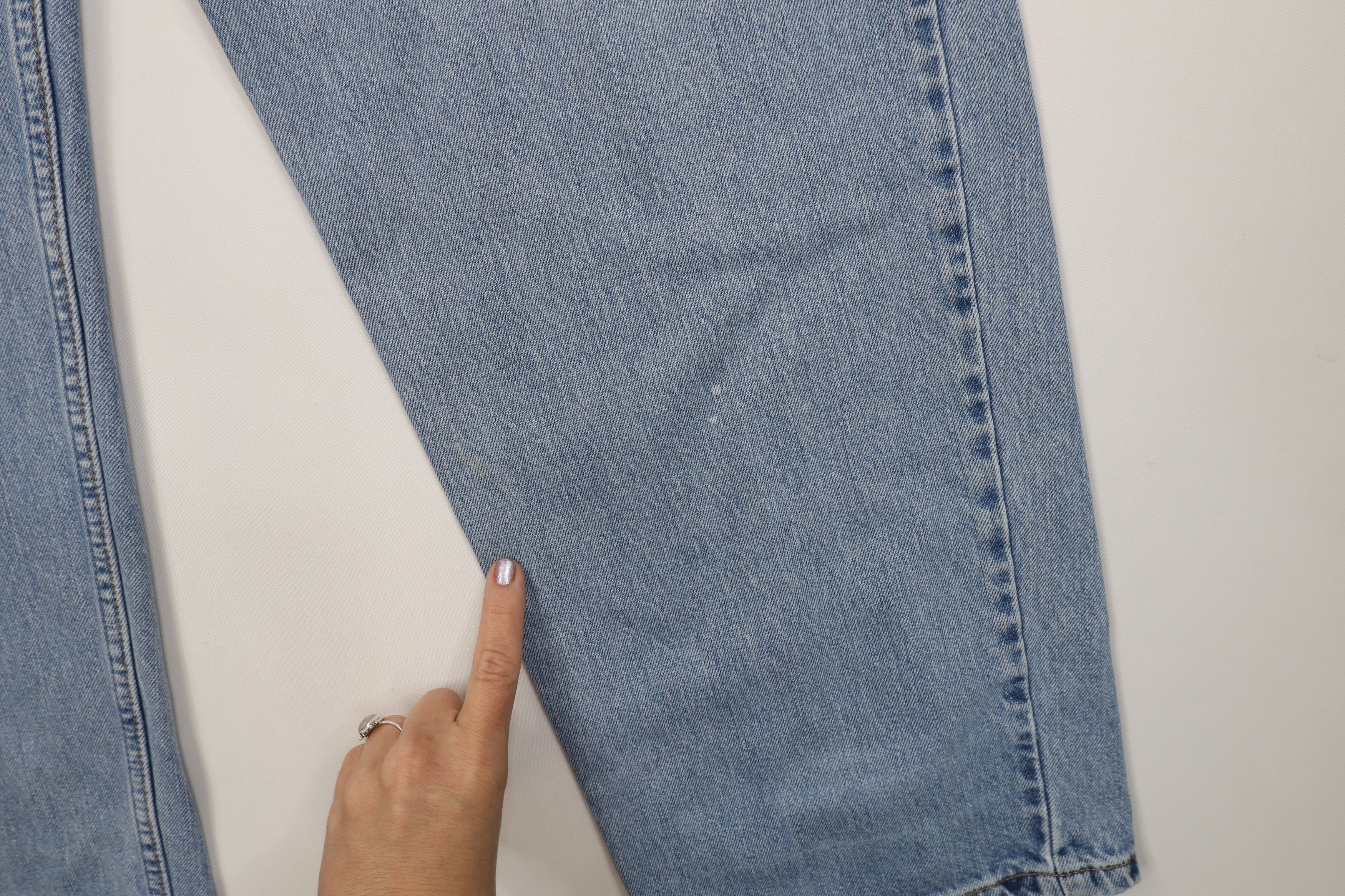 Levi's Vintage Y2K 2003 Levis 550 Relaxed Fit Denim Jeans Blue Size US 42 / EU 58 - 5 Thumbnail