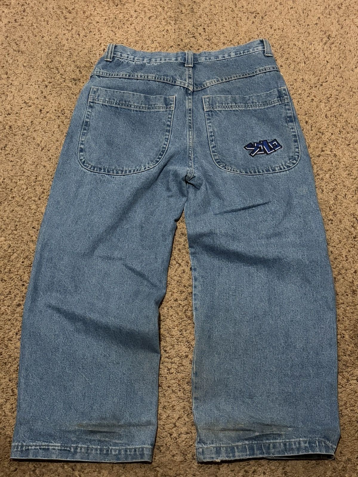 Other Blue Solo Jeans Size US 34 / EU 50 - 2 Thumbnail