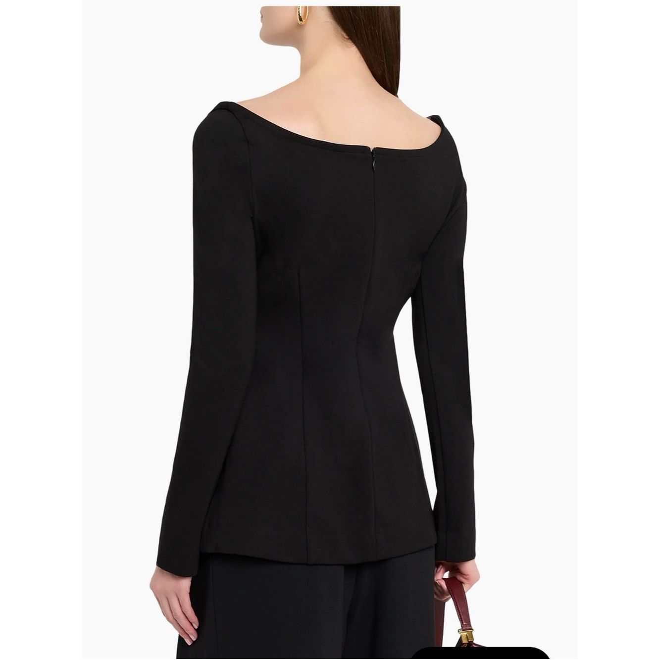 Other Favorite Daughter Cold Shoulder Top NWT Black Size 4 Ponte Size S / US 4 / IT 40 - 2 Thumbnail