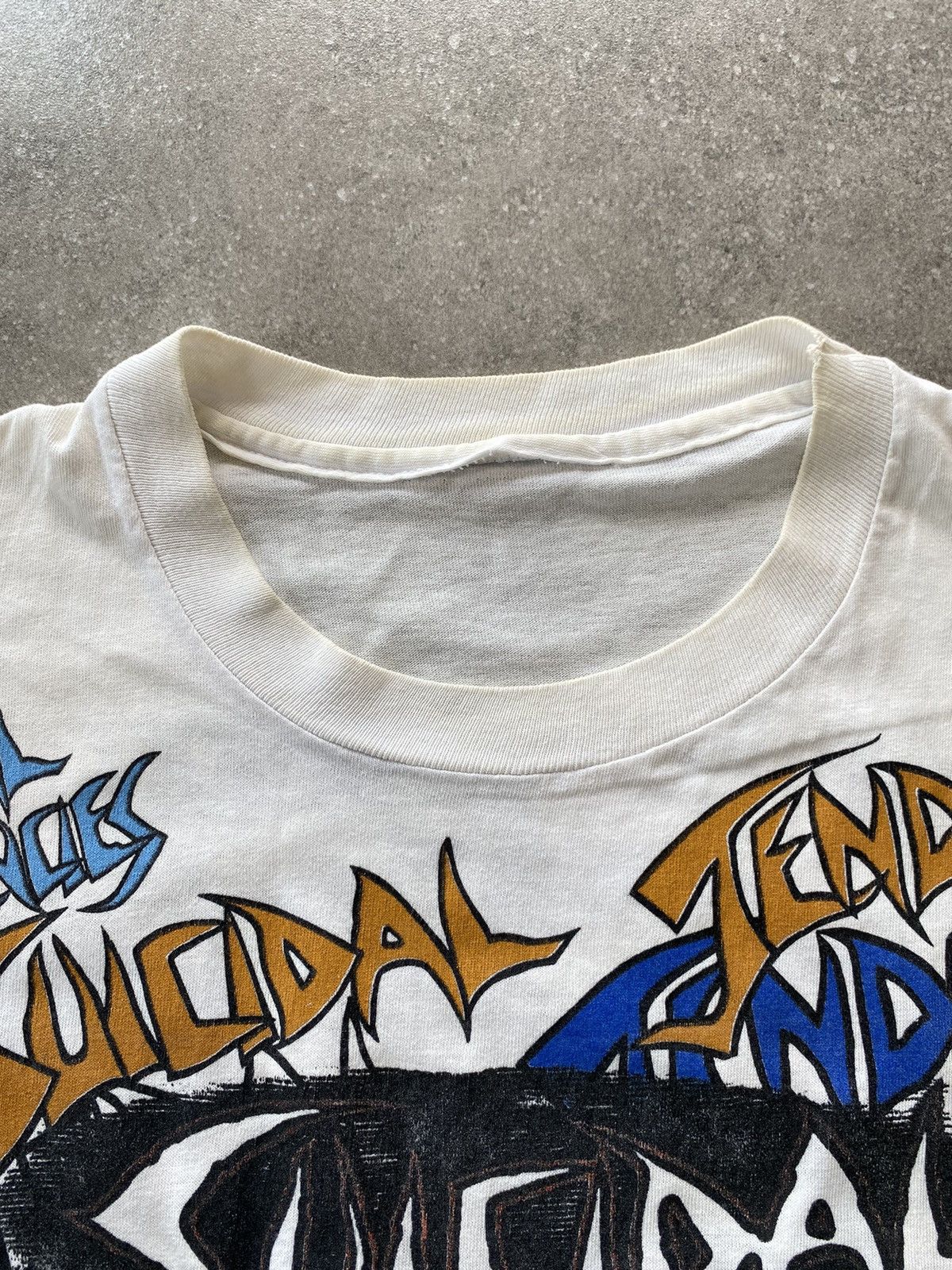 Band Tees × Giant × Vintage 90s Suicidal Tendencies - You Cant Bring Me Down AOP 1992’ Size US XL / EU 56 / 4 - 7 Thumbnail