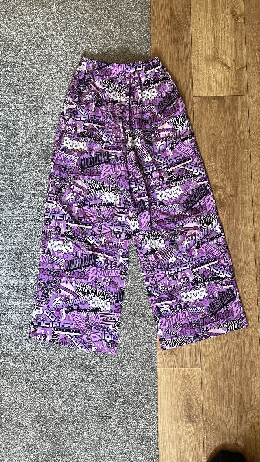 Balenciaga Balenciaga Trompe L'oeil Casino Pants Size US 34 / EU 50 - 1 Thumbnail