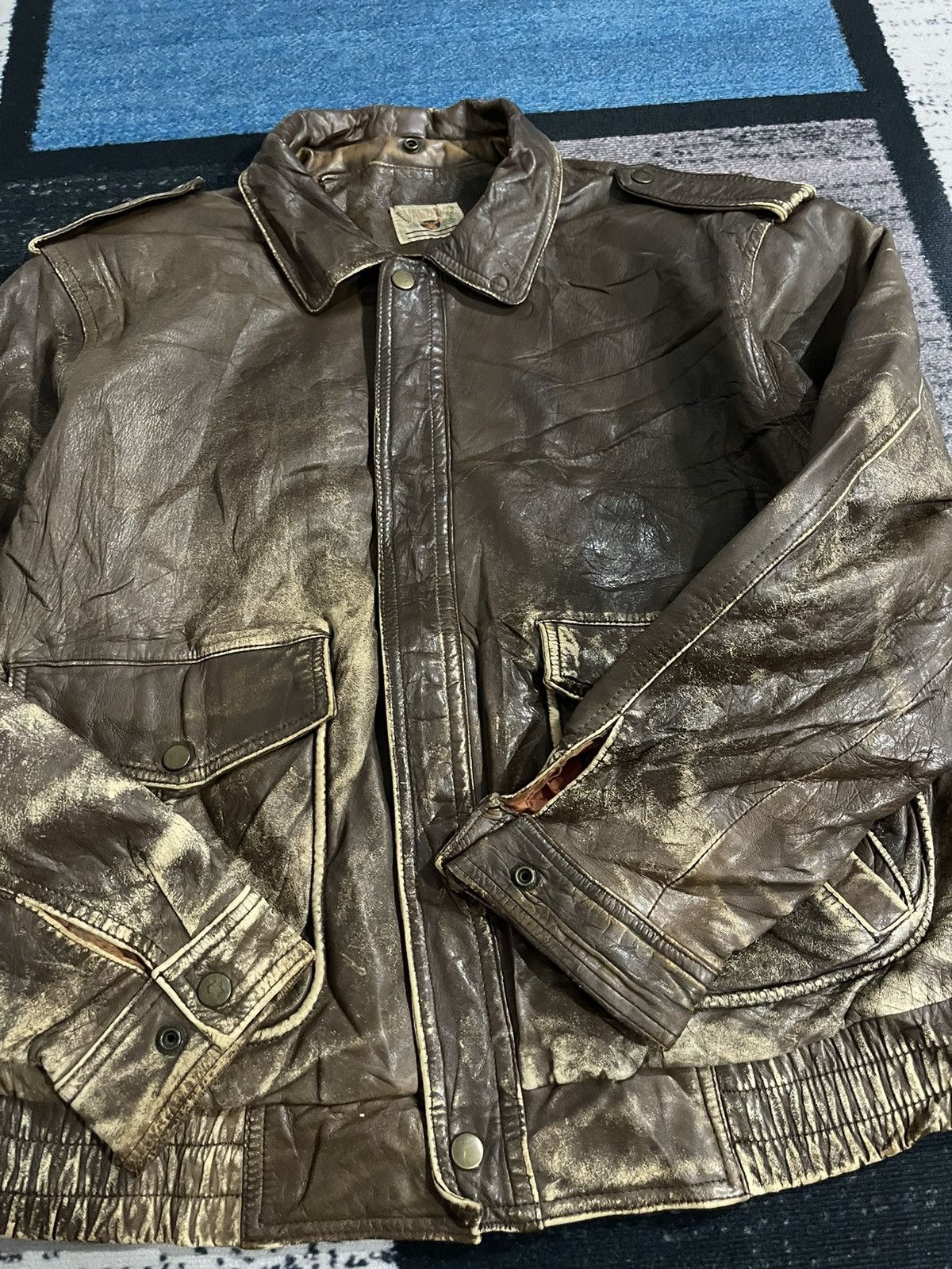 Vintage Vintage Val’dor C.M Company Sheep Leather Jacket Size US L / EU 52-54 / 3 - 10 Thumbnail