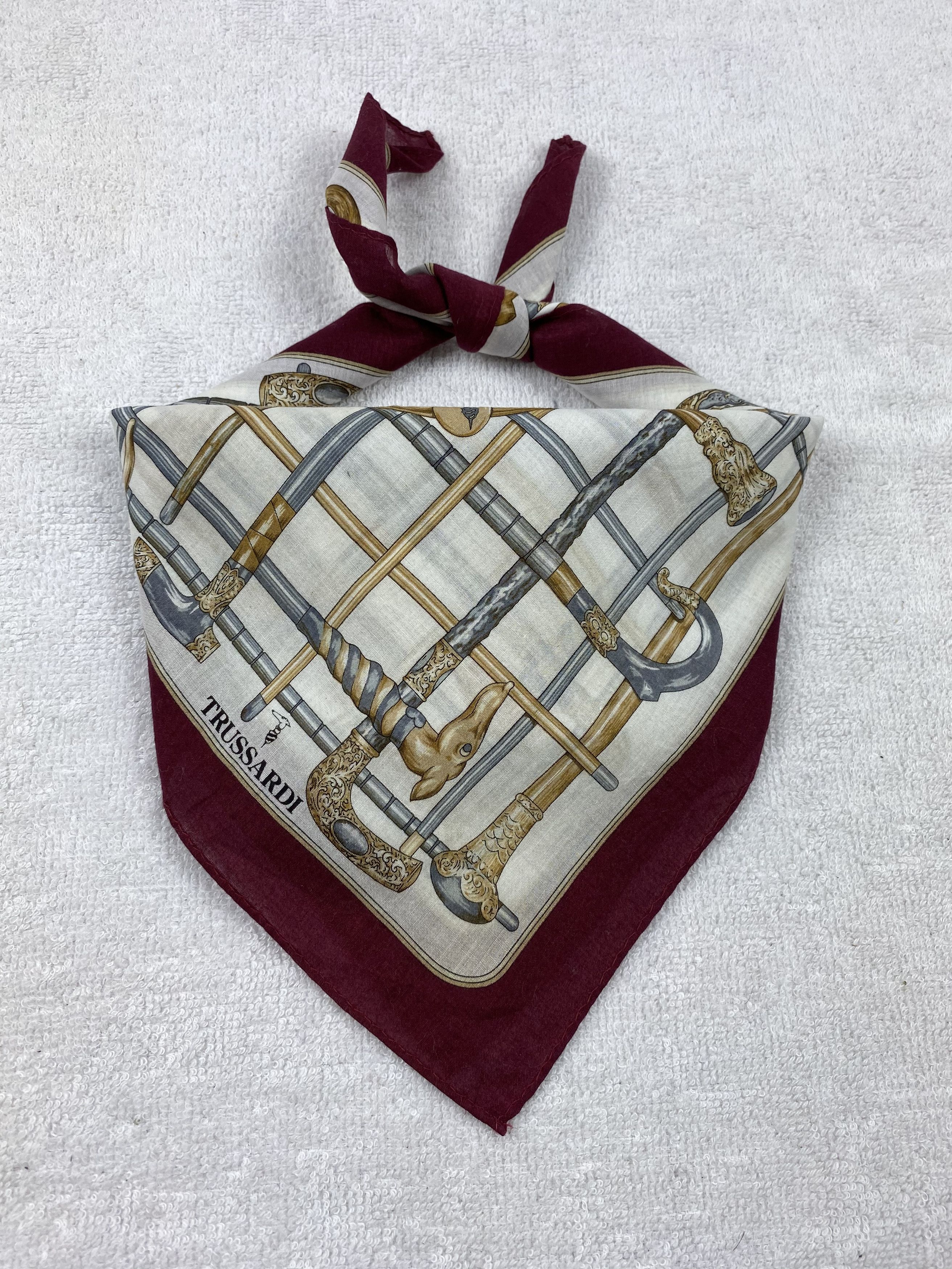 Trussardi × Vintage Trussardi Handkerchief / Bandana / Neckerchief Size ONE SIZE - 2 Thumbnail