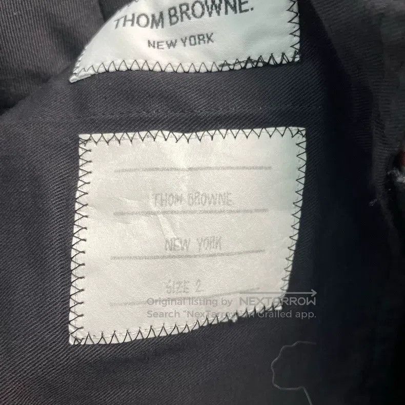 Thom Browne Thom Browne size 2 Gray Color Block Trousers Size US 29 - 6 Thumbnail