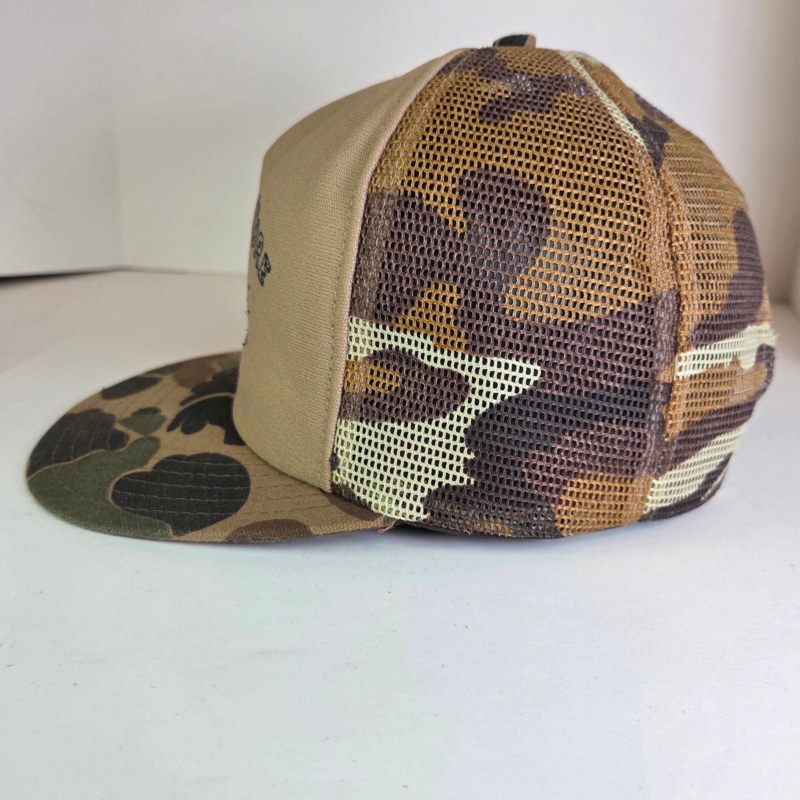 Other Vintage Log Cabin Store Camo Mesh Trucker Hat Semco USA Size ONE SIZE - 2 Thumbnail