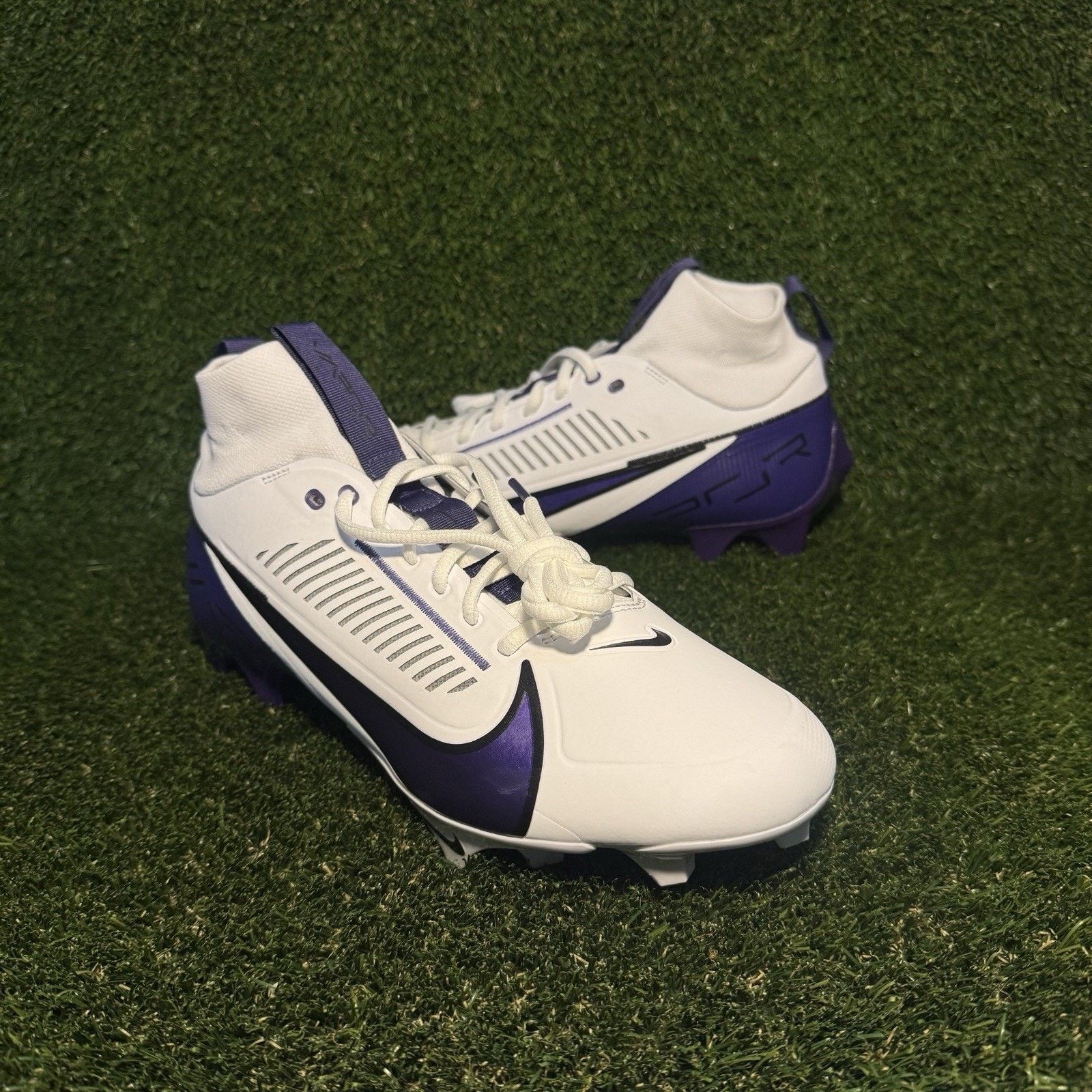 Nike Size 11 - Nike Vapor Edge Pro 360 2 Cleats White Purple Size US 11 / EU 44 - 1 Thumbnail