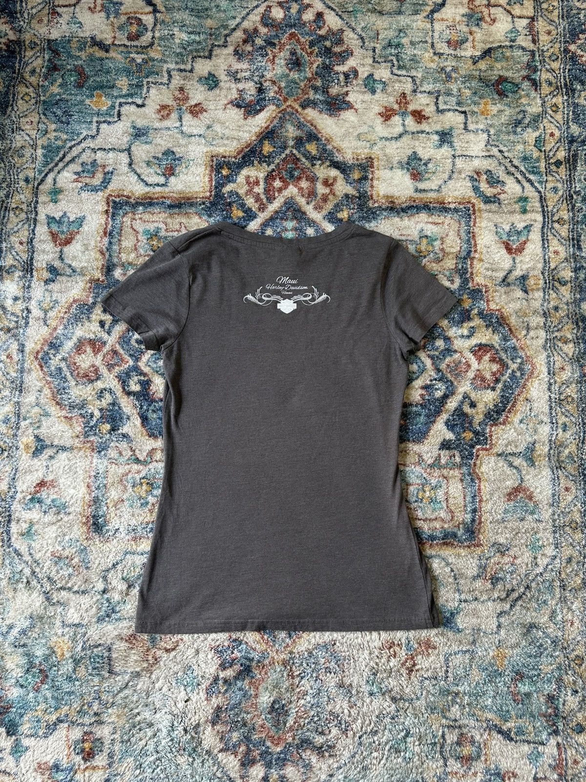 Harley Davidson Harley Davidson Floral V-Neck T-shirt Medium Size M / US 6-8 / IT 42-44 - 2 Thumbnail