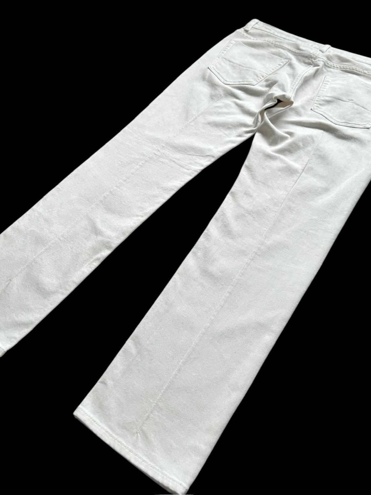 Uru 13FW URU - White denim jeans Size US 33 - 9 Thumbnail