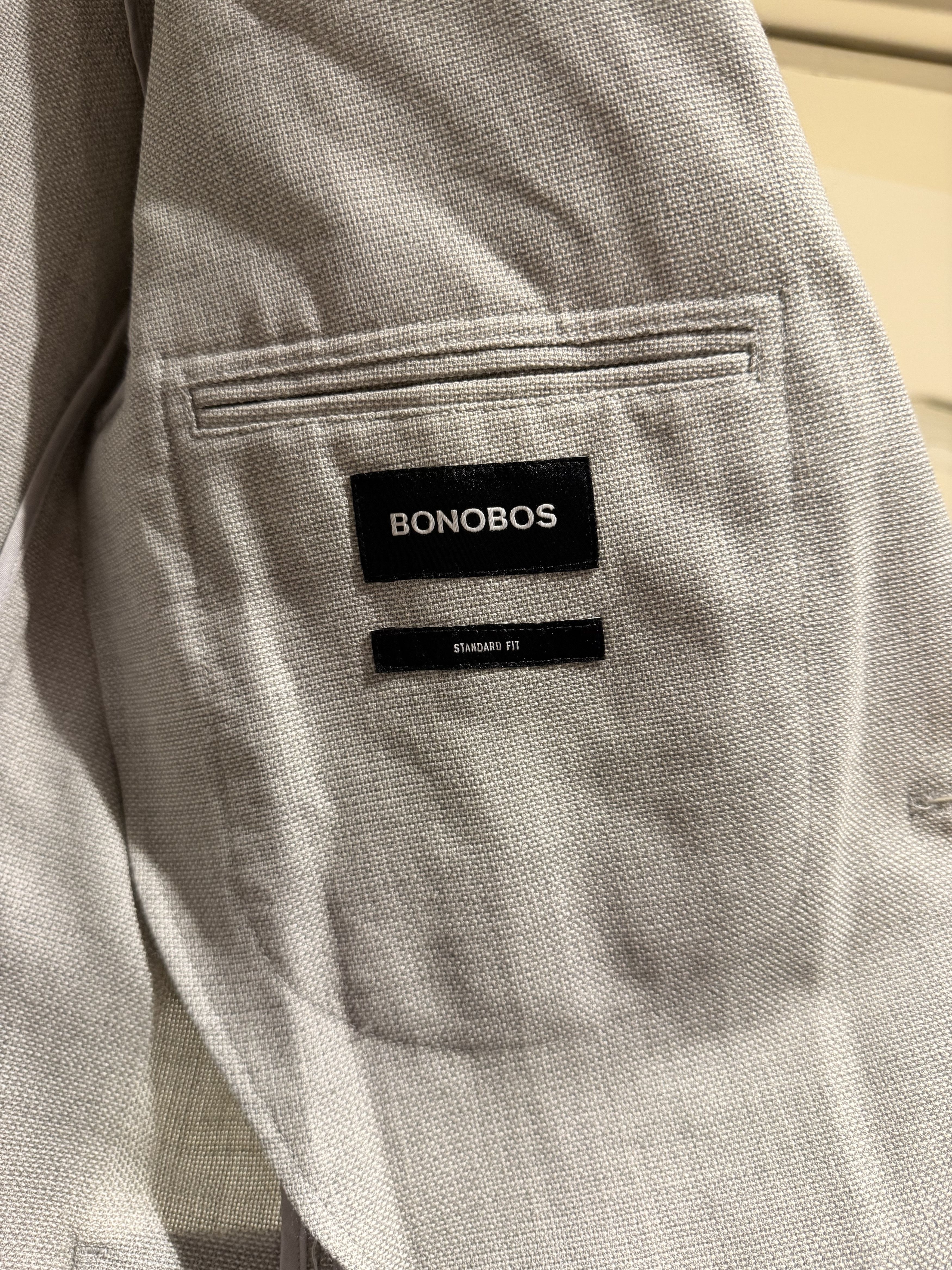 Bonobos Jetsetter Unconstructed Italian Wool Blazer Size 38R - 2 Thumbnail