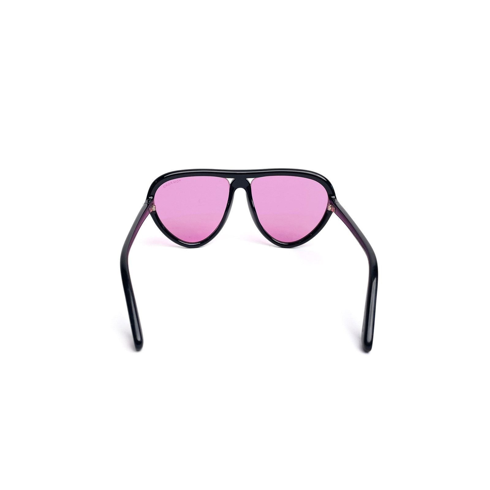 Tom Ford Black Frame Pink Lens Sunnies Size ONE SIZE - 4 Thumbnail