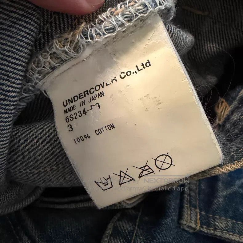Undercover Undercover size 3 06 SS T Washed Used Jeans Size US 30 / EU 46 - 4 Thumbnail