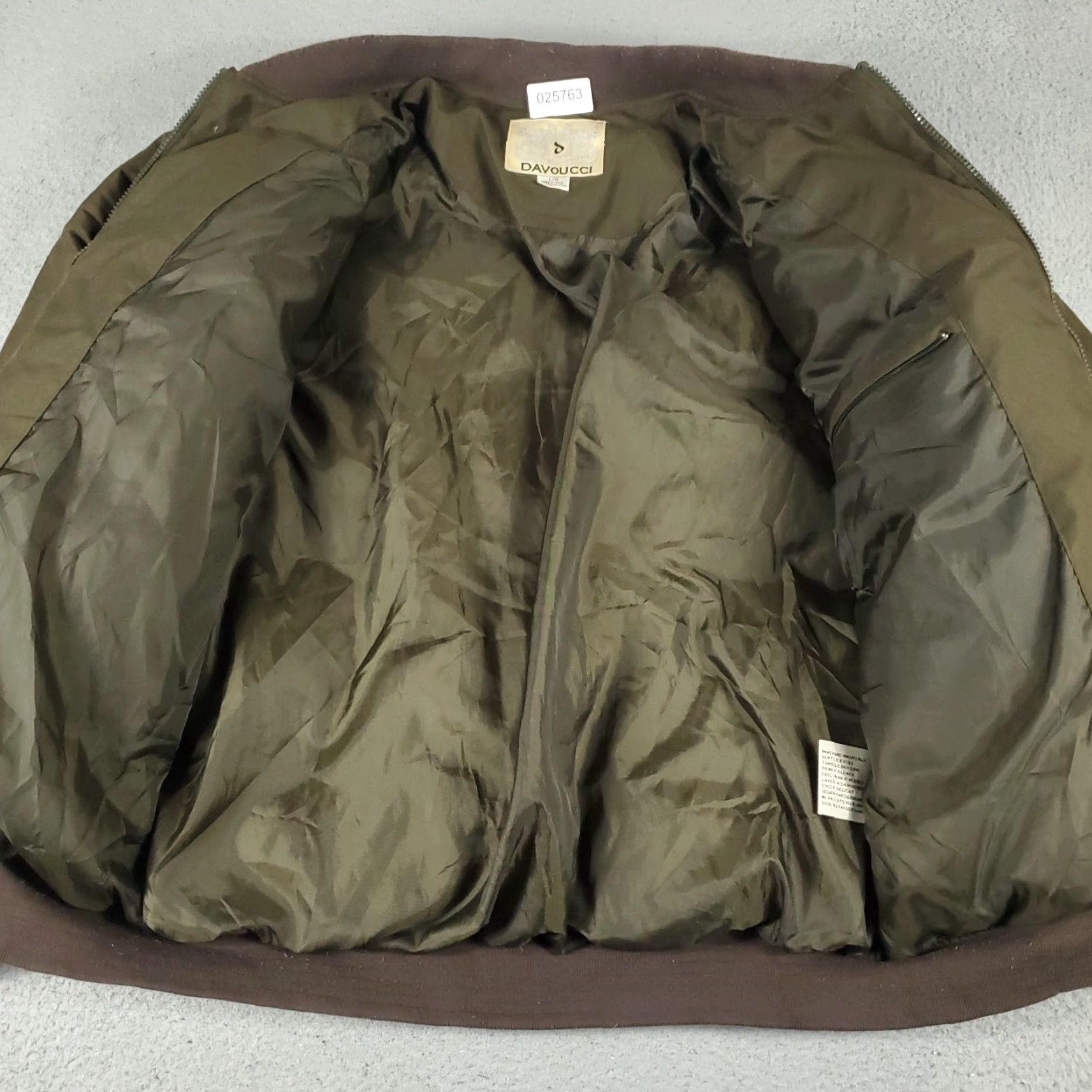 Vintage Davoucci Bomber Jacket Mens Large Brown Full Zip Softshell Winter Casual Outdoor Size US L / EU 52-54 / 3 - 6 Thumbnail