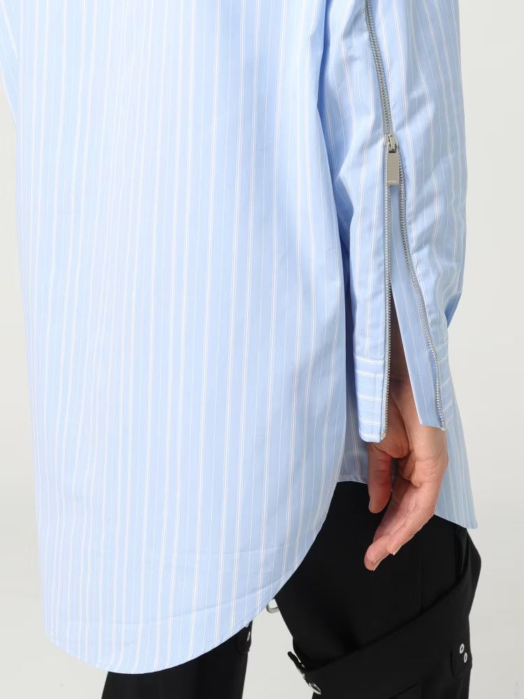 Off-White o1y1225 Striped Shirt in Sky Blue/White Size M / US 6-8 / IT 42-44 - 5 Thumbnail