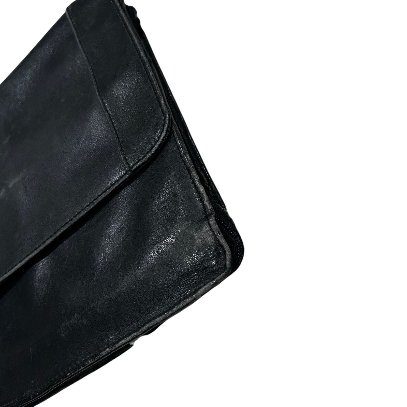 Other Vintage Bellino Black Leather Briefcase Bag Size ONE SIZE - 6 Thumbnail