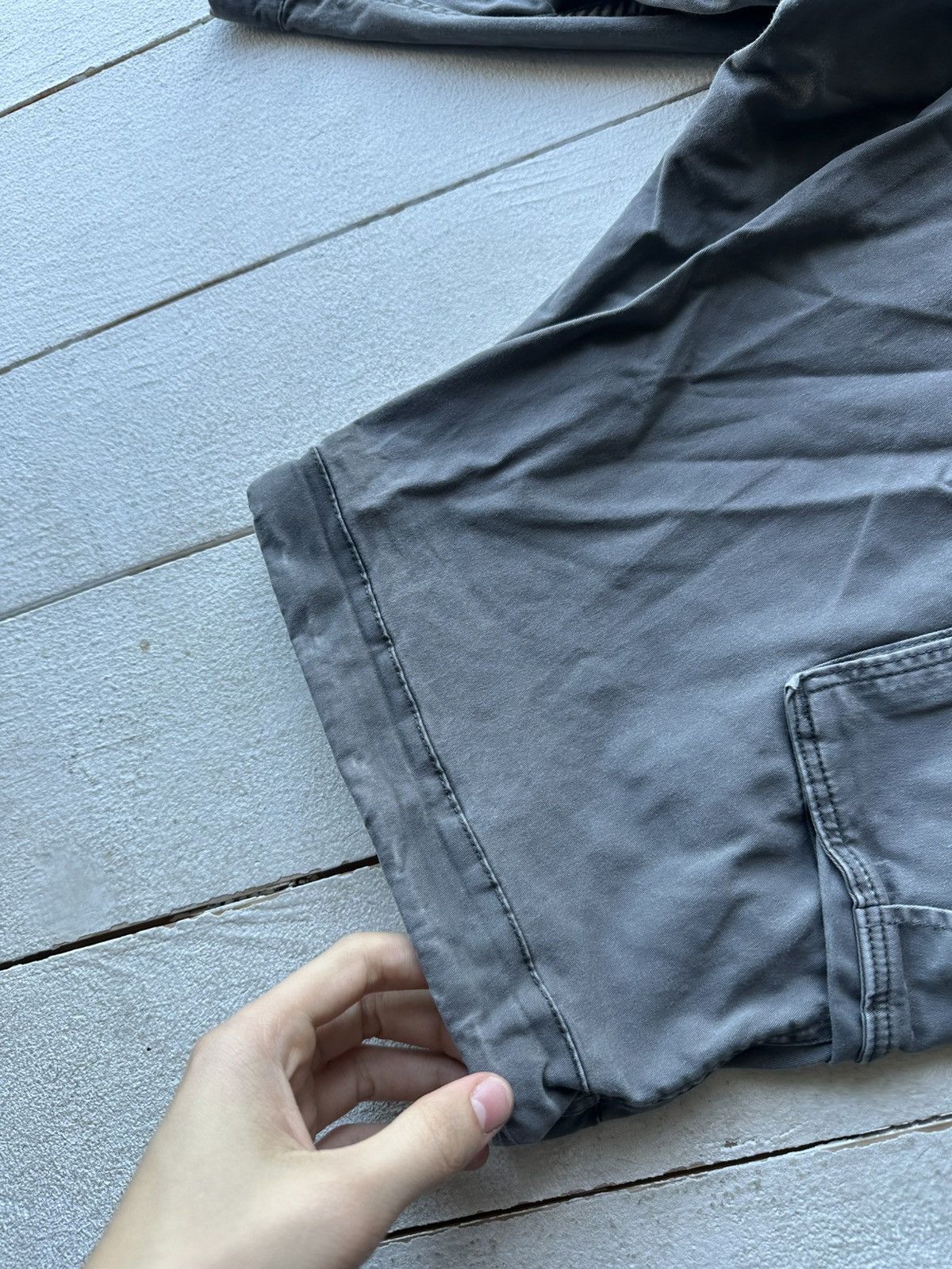 G-Star 🚨PUNK G STAR OPIUM 96 GRAY SHORTS MEN CARGO Y2k BIKER Size US 31 - 12 Thumbnail