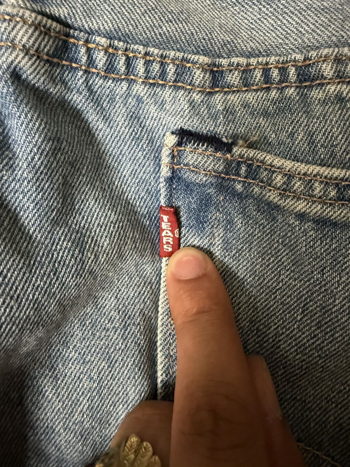DENIM TEARS Denim Tears x Offset 501 Jeans Light Wash Size US 38 / EU 54 - 4 Thumbnail