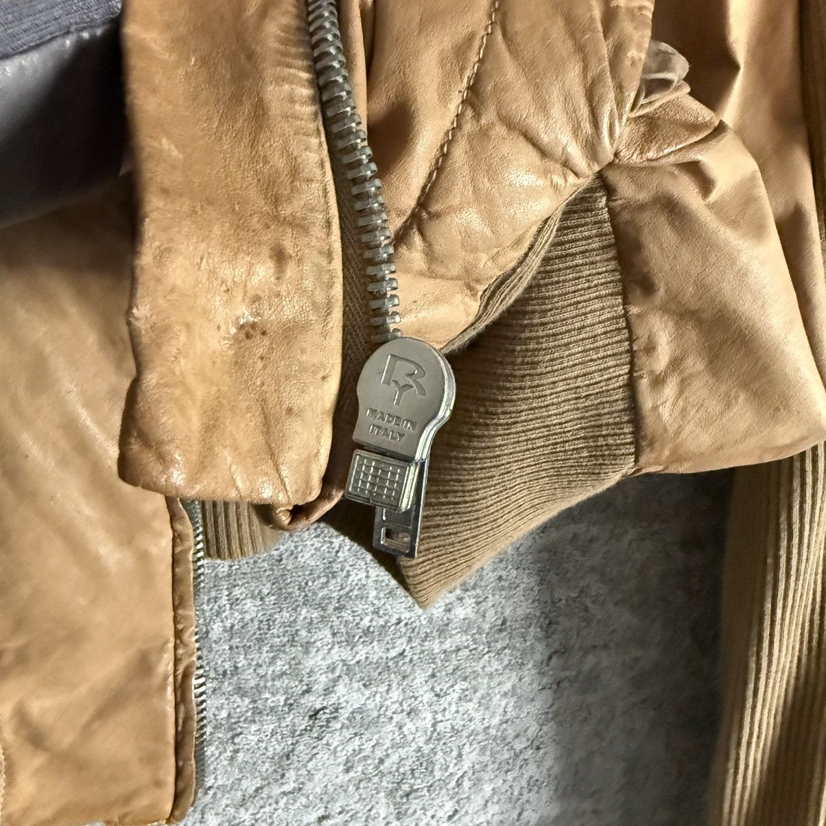 Rick Owens SS04 Rick Owens 'Citroen' Kangaroo Leather Pleated Jacket Size M / US 6-8 / IT 42-44 - 5 Thumbnail