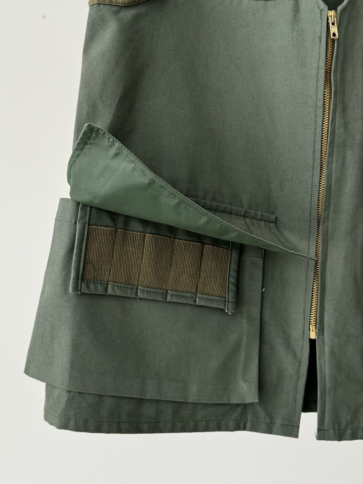 Vetra × Vintage 1970s French ‘Eclair’ Zip Hunting Shooting Vest Size US M / EU 48-50 / 2 - 5 Thumbnail