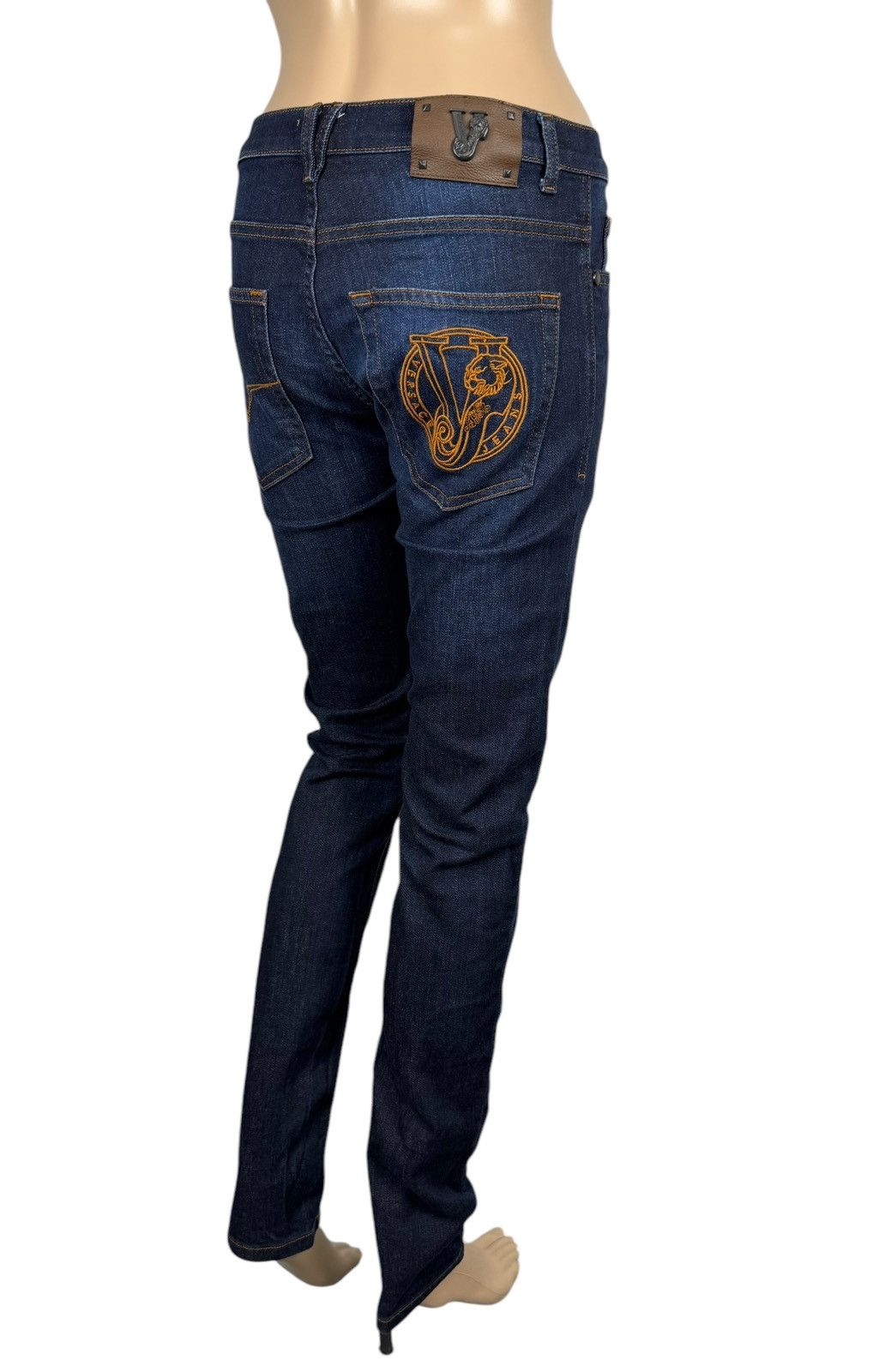 Versace Versace Jeans Slim Jeans Big Logo size 30 IT44 Size 30" / US 8 / IT 44 - 1 Thumbnail