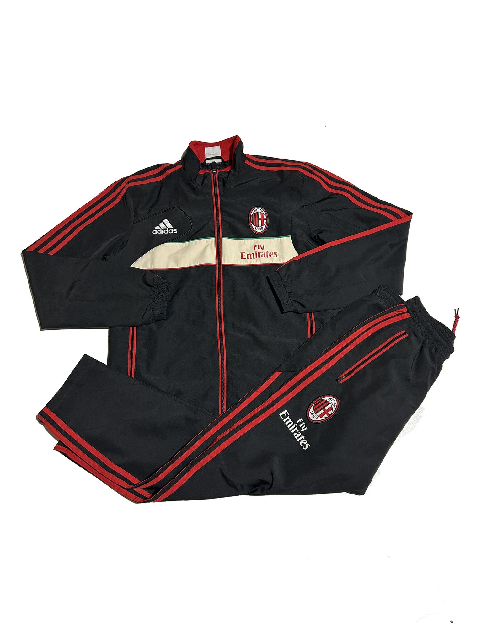 Ac Milan Tracksuit Adidas Grailed