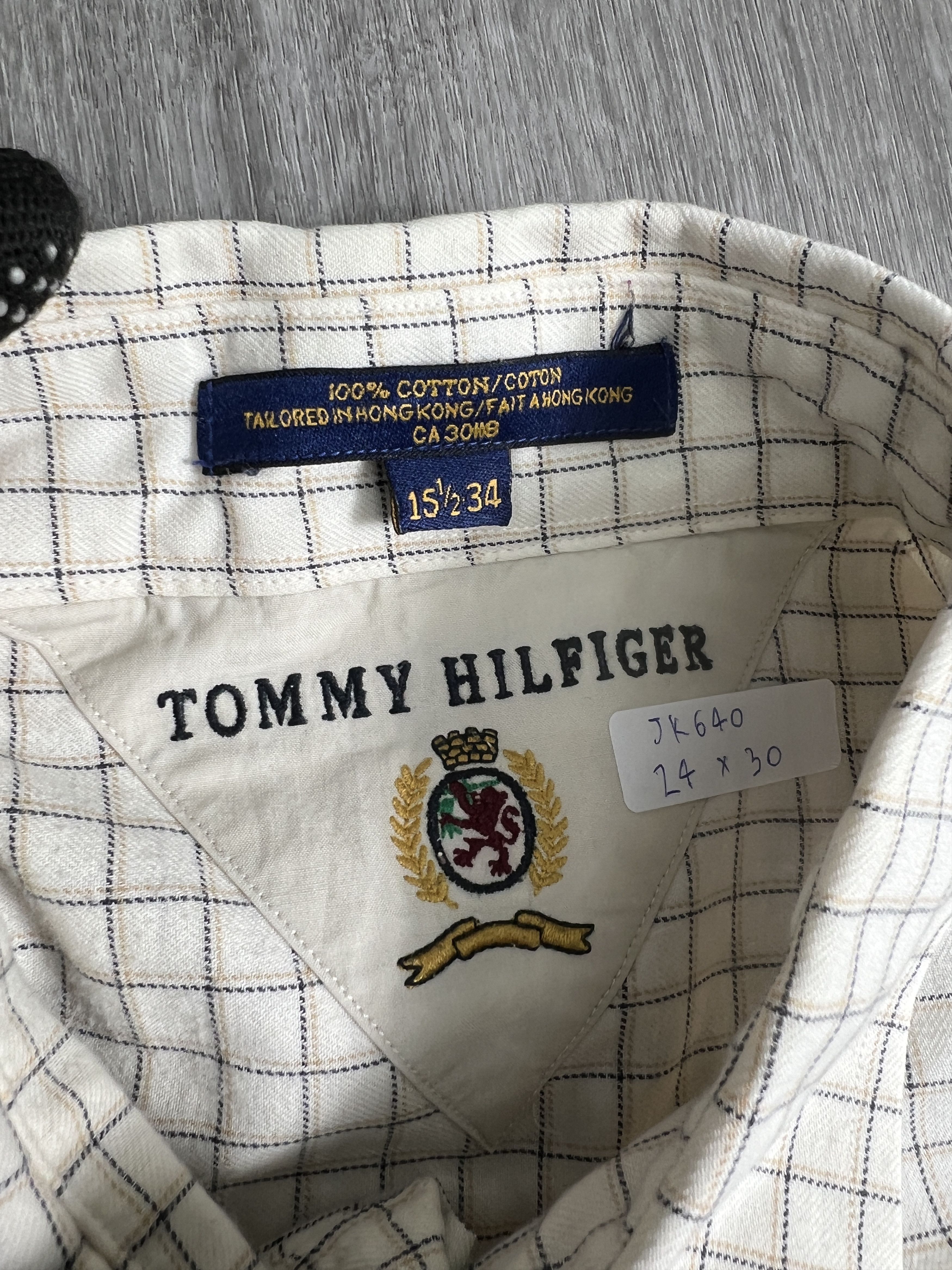 Tommy Hilfiger × Vintage Vintage Tommy Hilfiger Plaid Buttons Up Shirt JK640 Size US L / EU 52-54 / 3 - 2 Thumbnail
