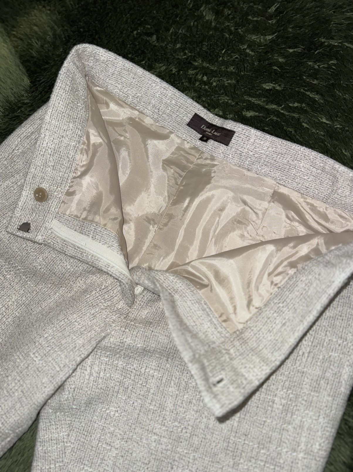 Beams Japan [38] DEXI LUXE BEAMS textured trouser pants beige Size US 30 / EU 46 - 3 Thumbnail